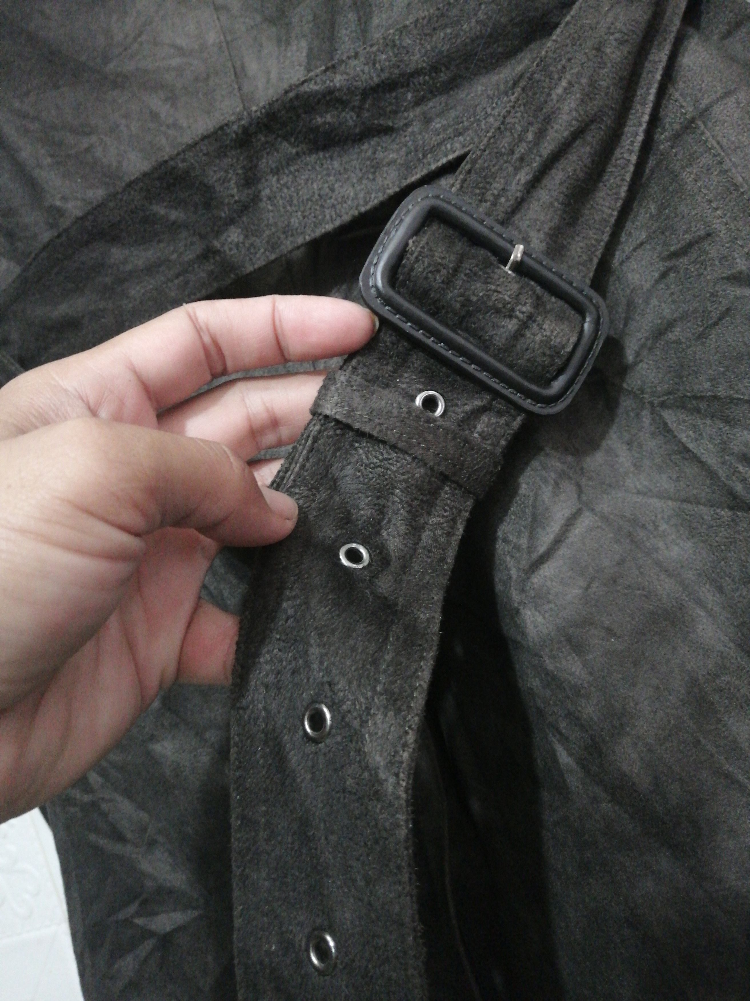 Designer × Japanese Brand × Tornado Mart Tornado Mart Velvet Trench Coat Size US M / EU 48-50 / 2 - 9 Thumbnail