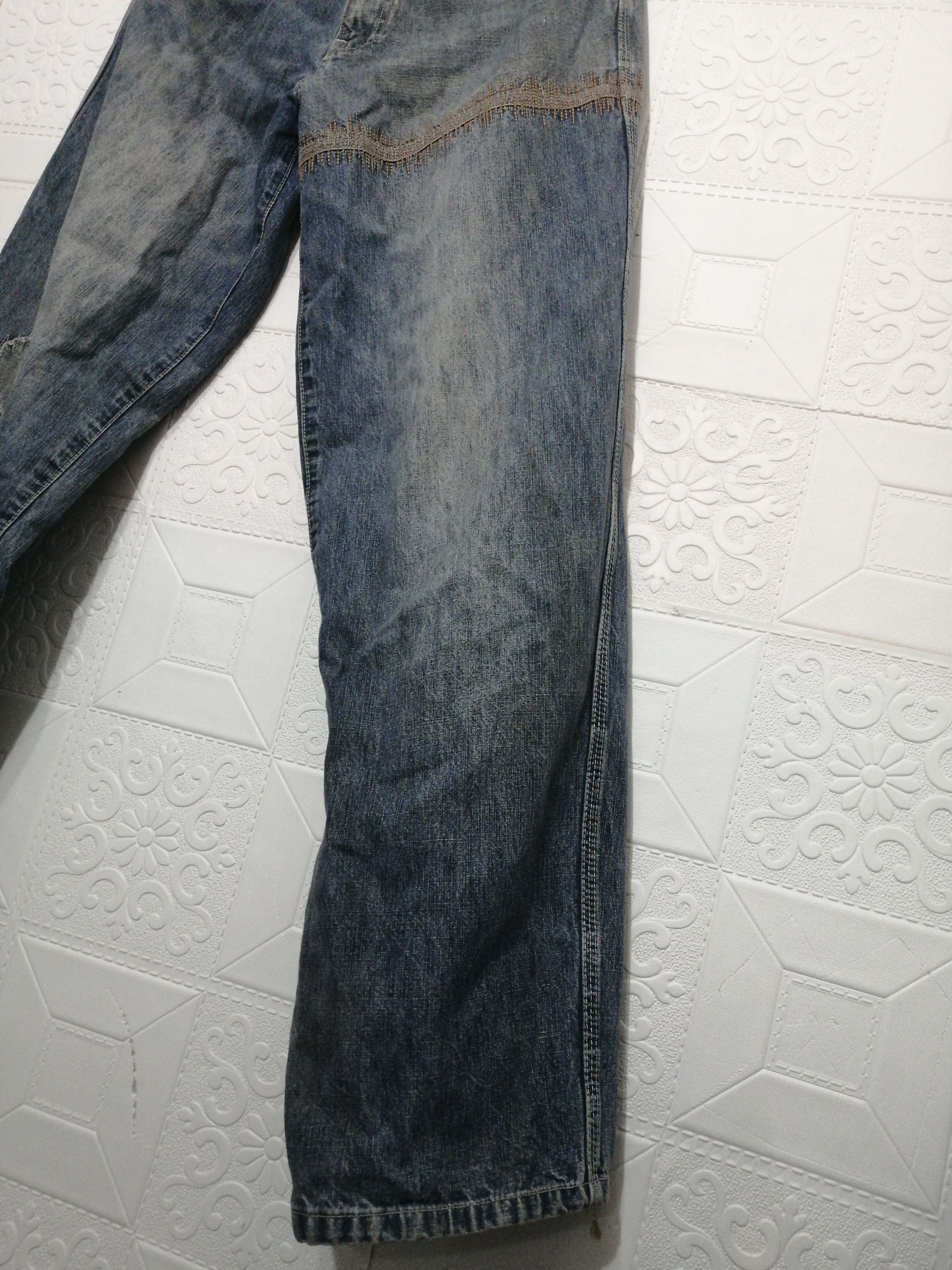 Marc Buchanan × Pelle Pelle Pelle Pelle Patch Design Jeans Size US 32 / EU 48 - 6 Thumbnail