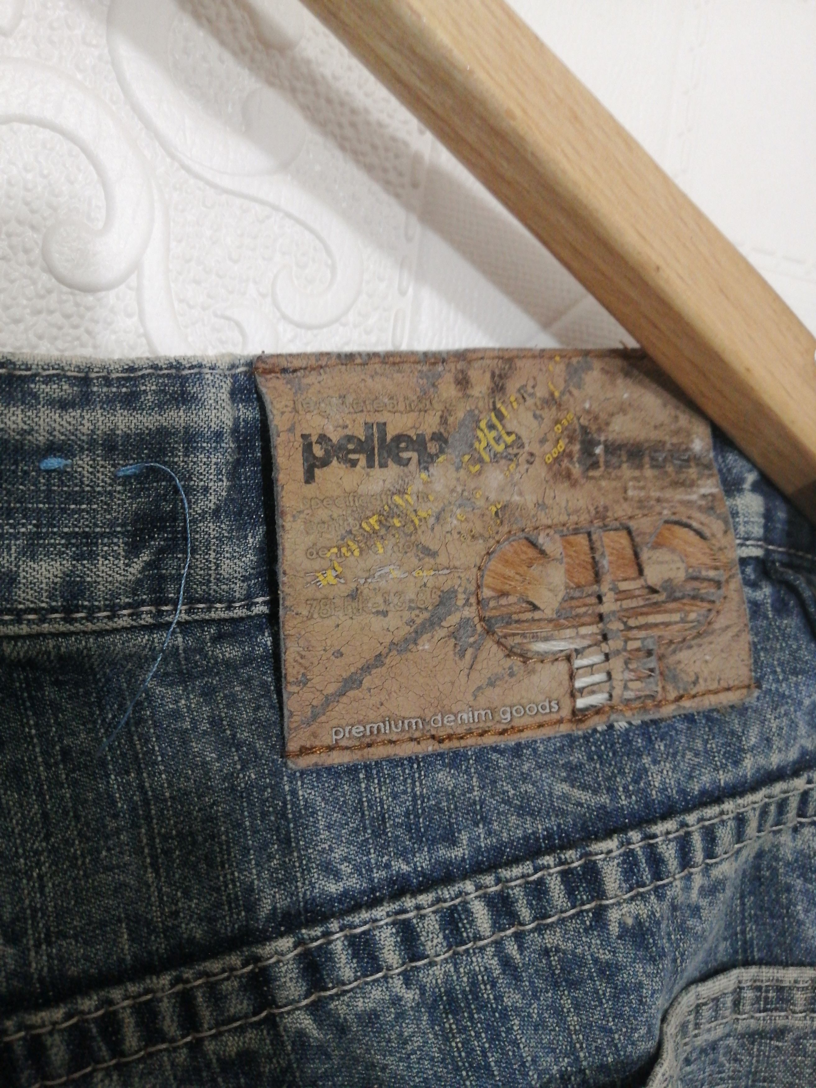 Marc Buchanan × Pelle Pelle Pelle Pelle Patch Design Jeans Size US 32 / EU 48 - 15 Thumbnail