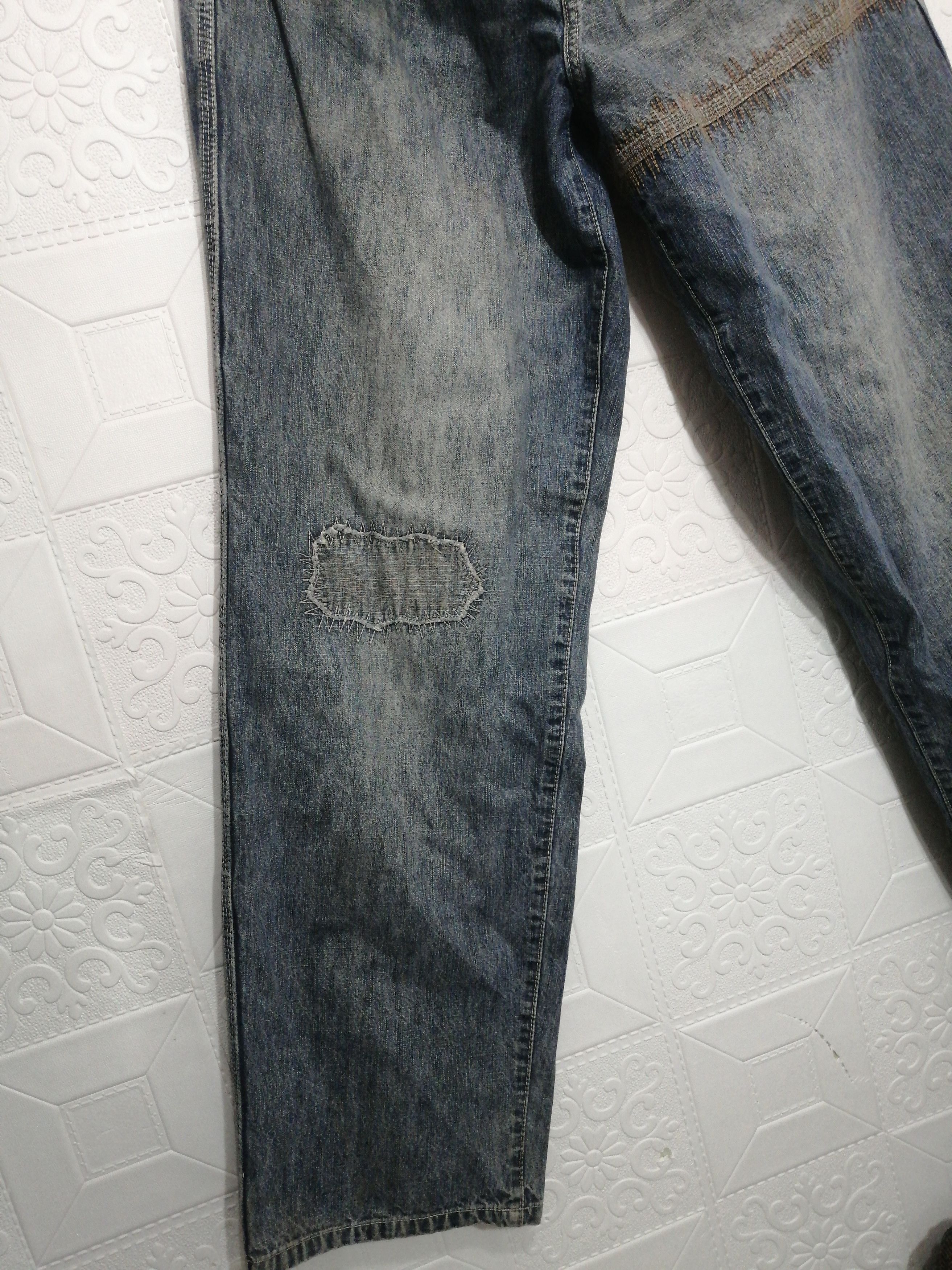 Marc Buchanan × Pelle Pelle Pelle Pelle Patch Design Jeans Size US 32 / EU 48 - 2 Thumbnail