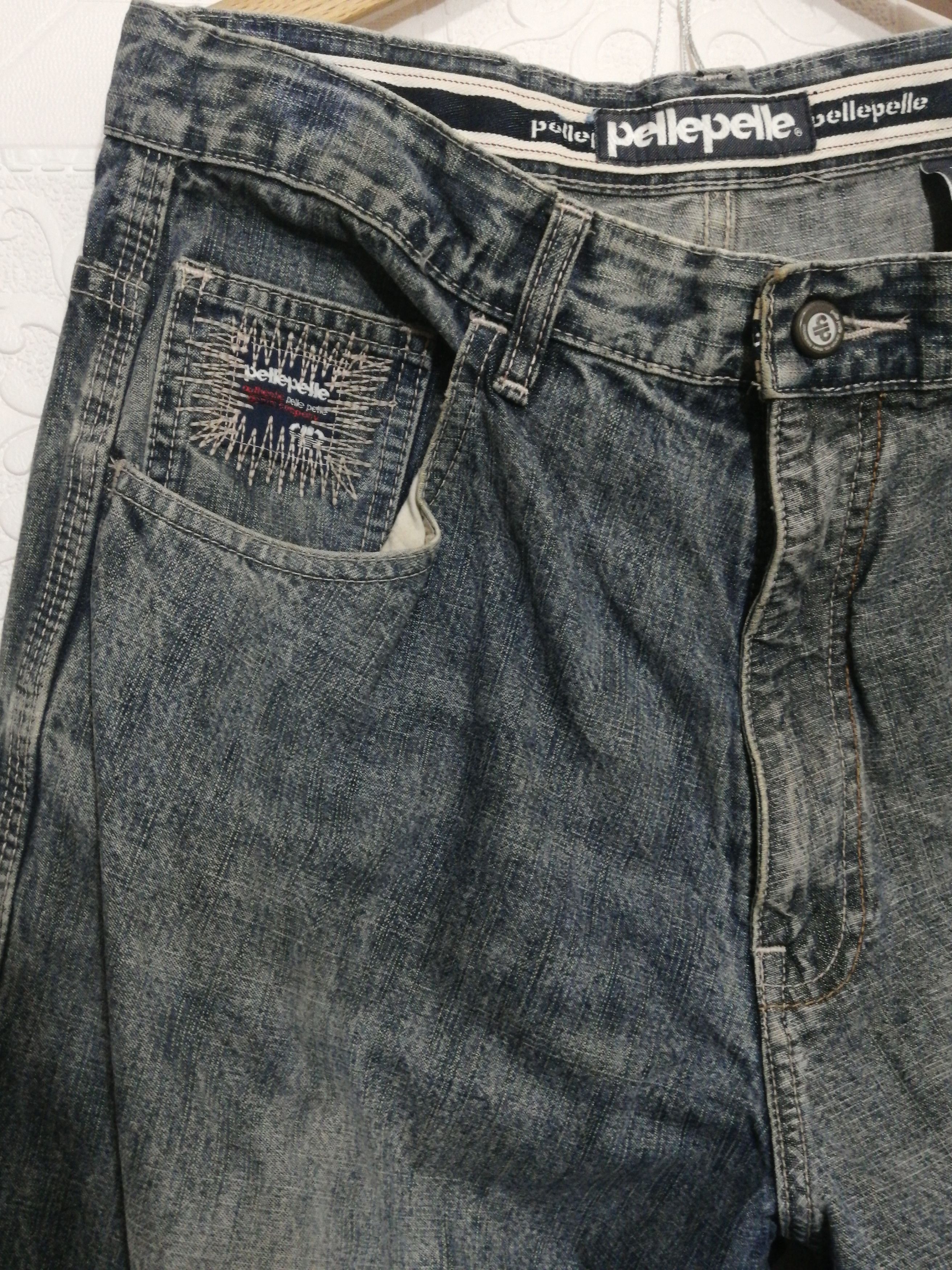 Marc Buchanan × Pelle Pelle Pelle Pelle Patch Design Jeans Size US 32 / EU 48 - 4 Thumbnail