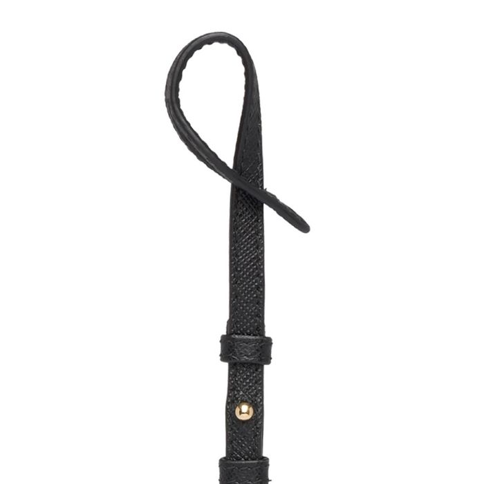 Prada Prada Banana Saffiano Leather Name Tag Keychain Iconic Prada