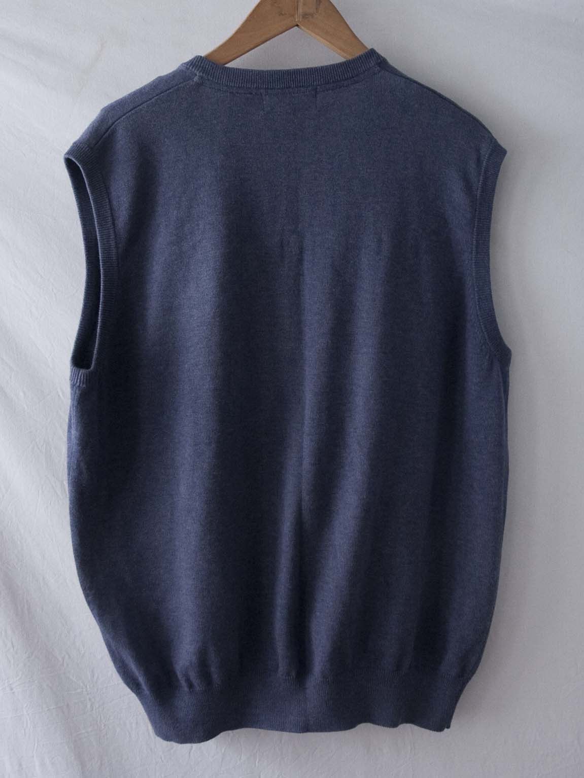 Viyella Viyella Vest Sweater Cotton/ Nylon / Silk Size L Size US L / EU 52-54 / 3 - 5 Thumbnail
