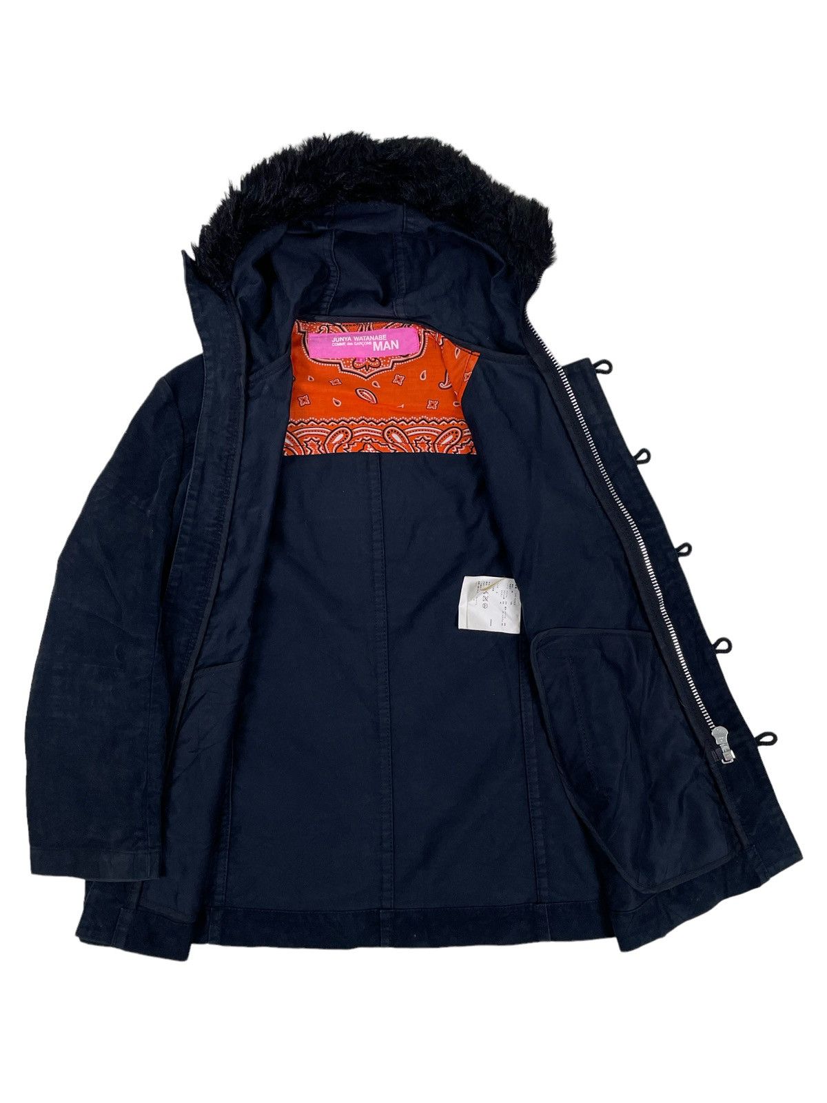 Comme des Garcons AD2003 CDG x Junya Watanabe Layered Black Hooded Jacket Size US S / EU 44-46 / 1 - 1 Thumbnail