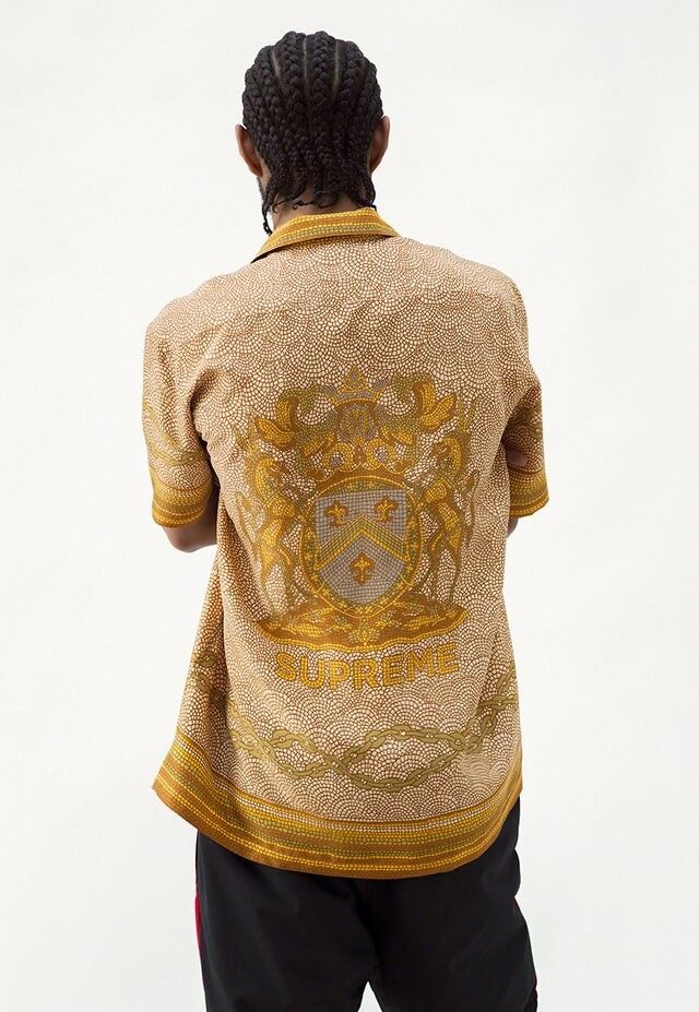 Supreme Supreme mosaic silk shirt | Grailed