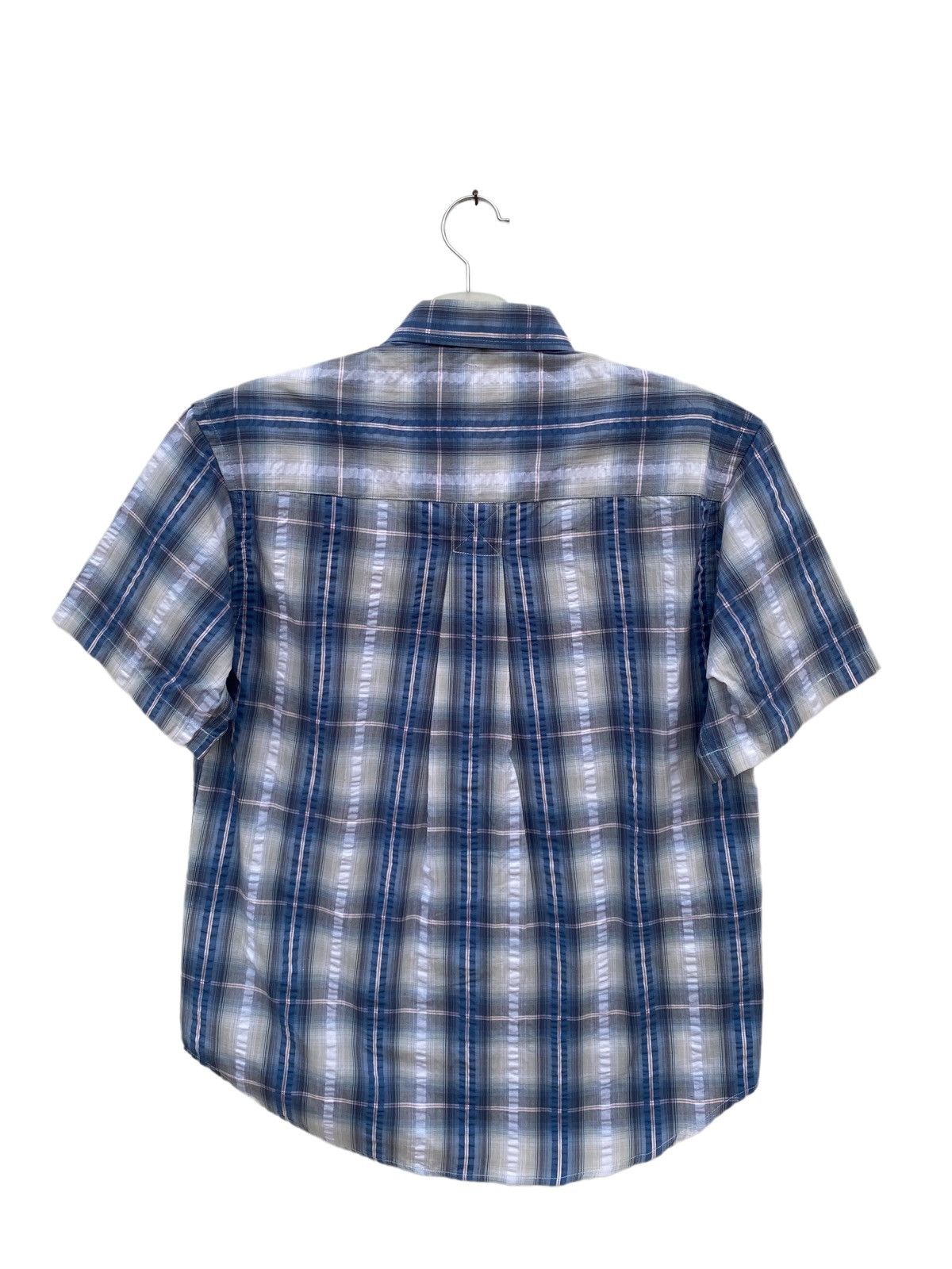 Kansai Yamamoto Kansai Jeans Shadow Plaid Style Shirt Size US M / EU 48-50 / 2 - 2 Thumbnail
