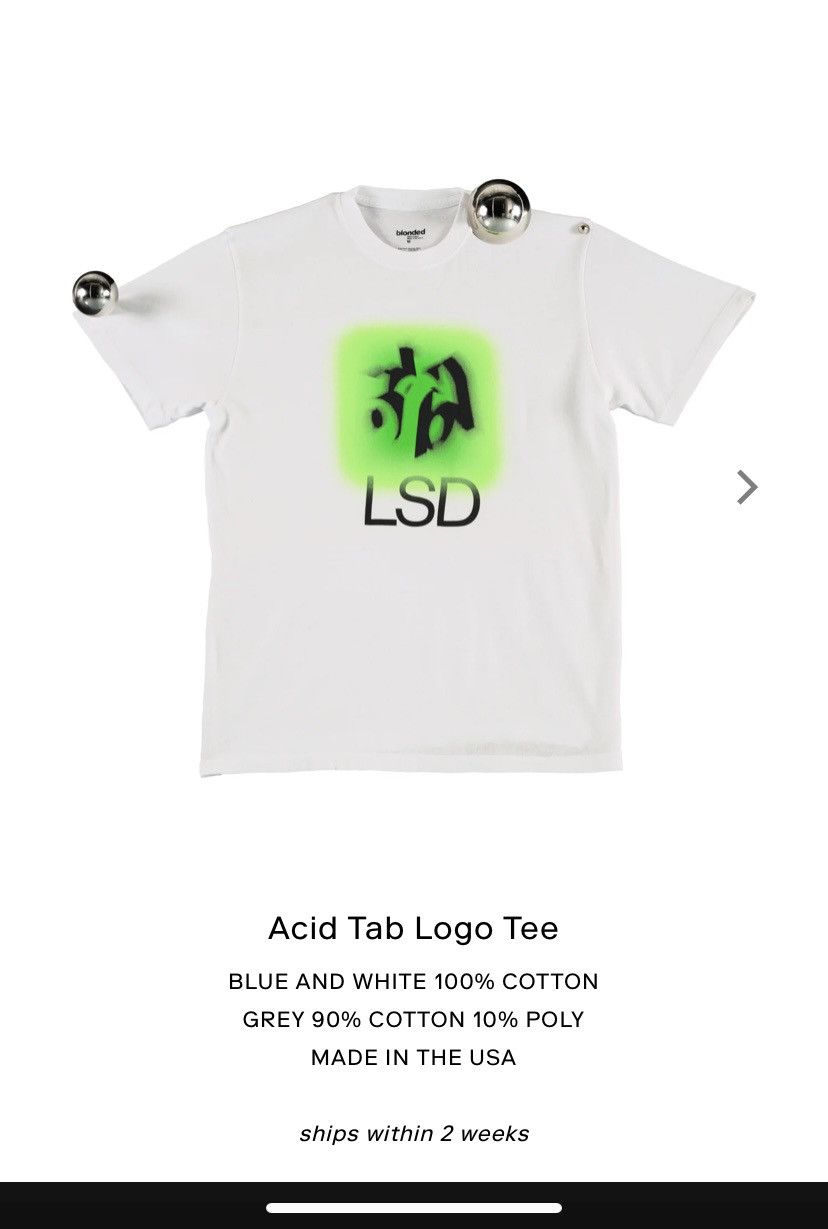 Frank Ocean Acid Tab Logo Mousepad Grey 【公式通販】