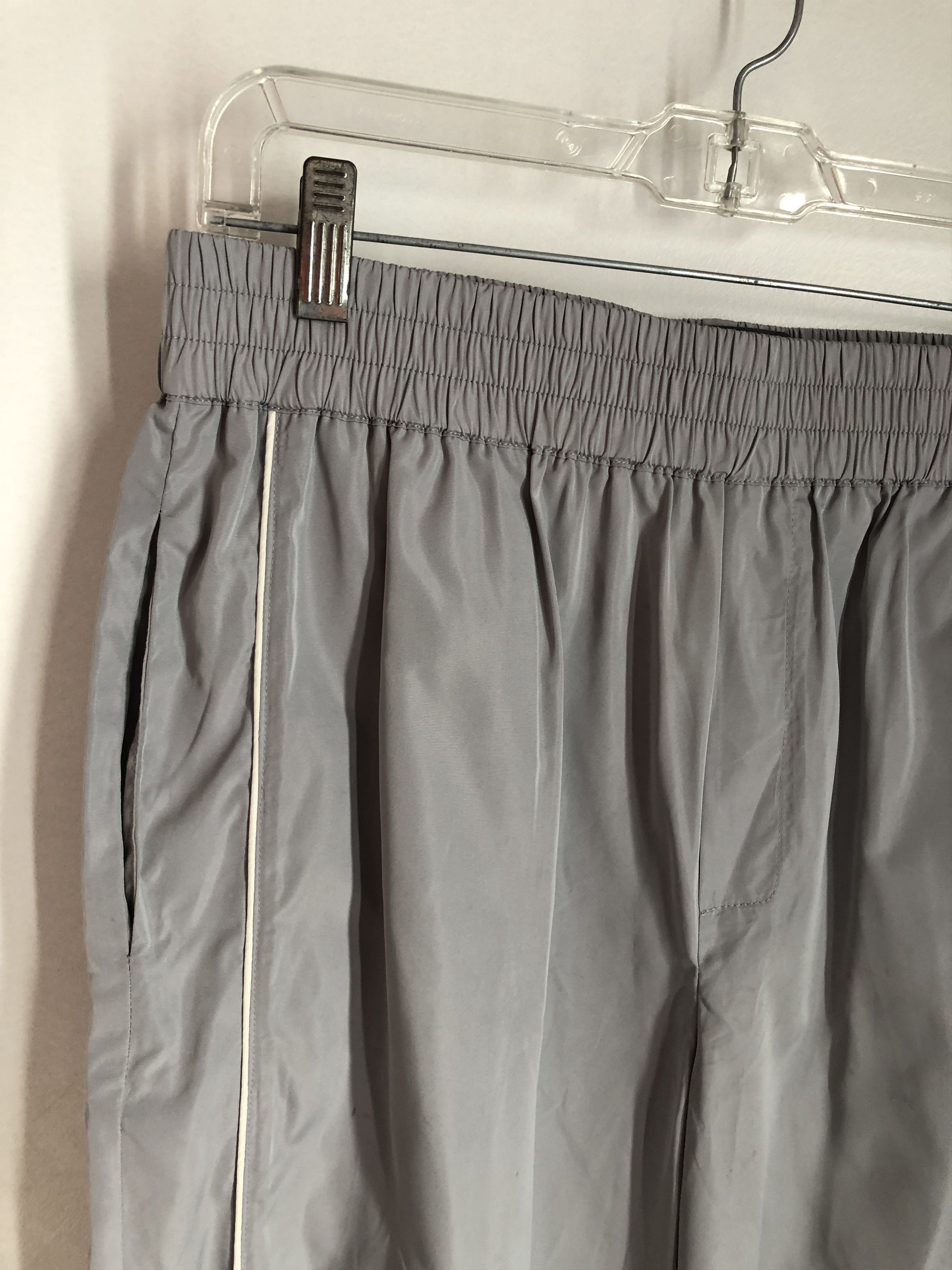C2H4 C2h4 Light Gray “FM-2030” Logo Print 3M Track Pants L Size US 36 / EU 52 - 3 Thumbnail