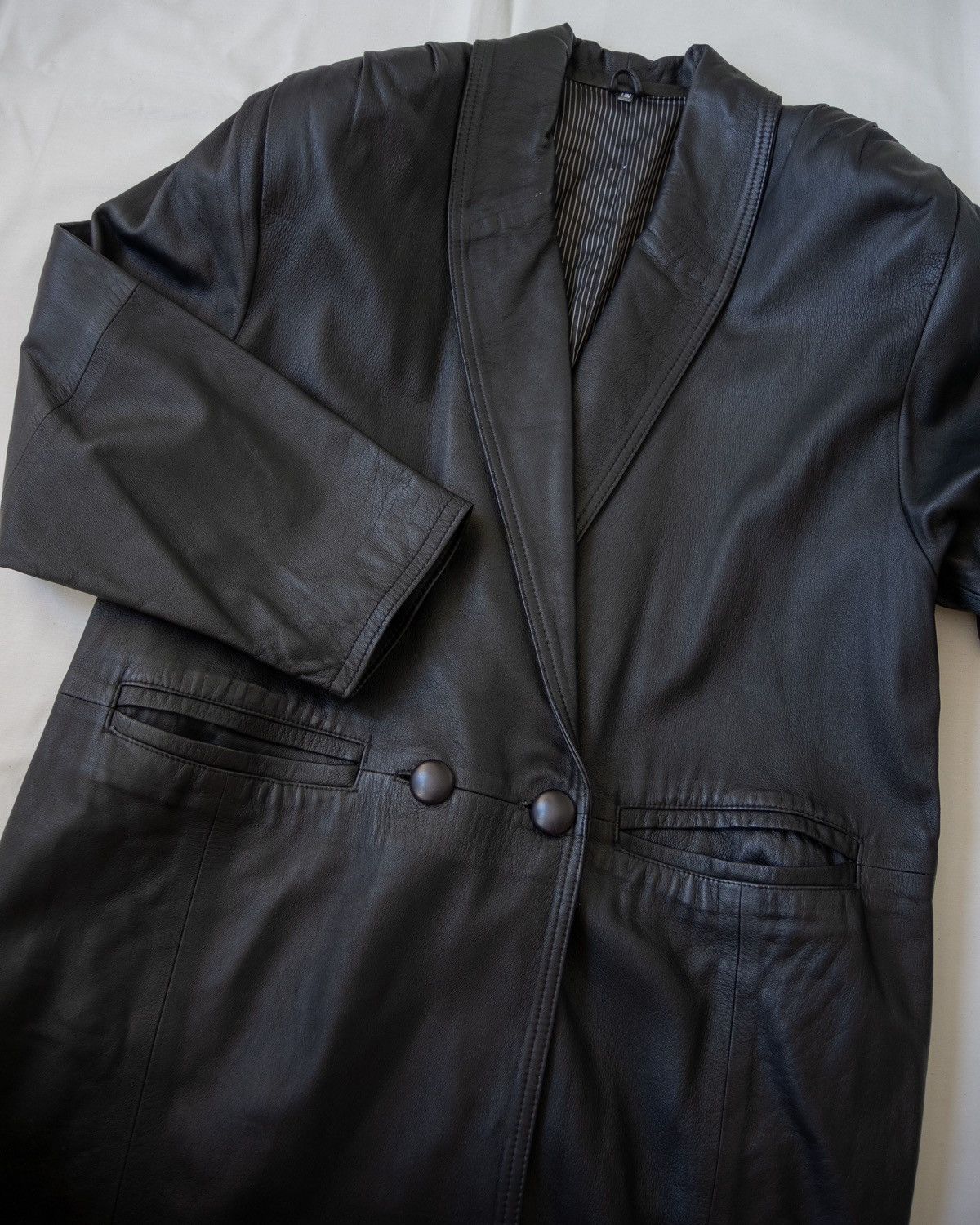 Leather Vintage leather coat Size M / US 6-8 / IT 42-44 - 4 Thumbnail