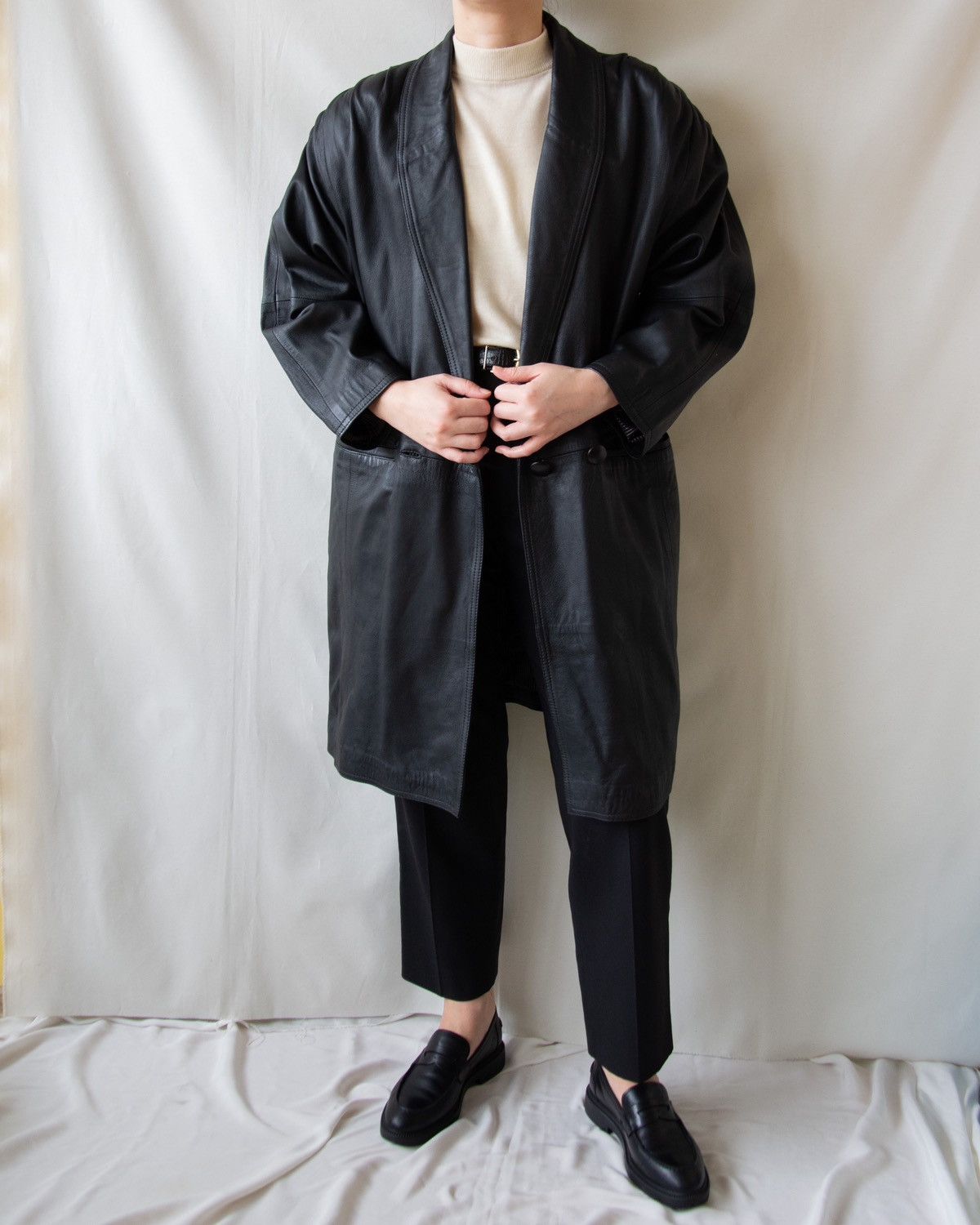 Leather Vintage leather coat Size M / US 6-8 / IT 42-44 - 8 Thumbnail