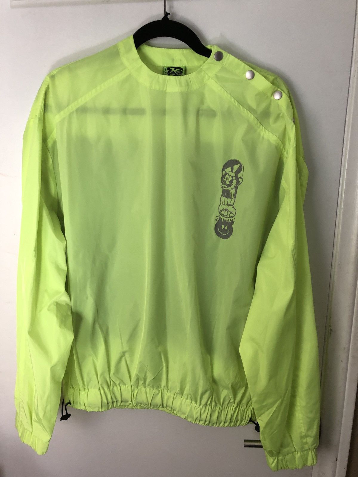 Garbage TV Garbage TV Aussie Fluorescent Yellow Green Pullover Jacket Size US M / EU 48-50 / 2 - 1 Thumbnail