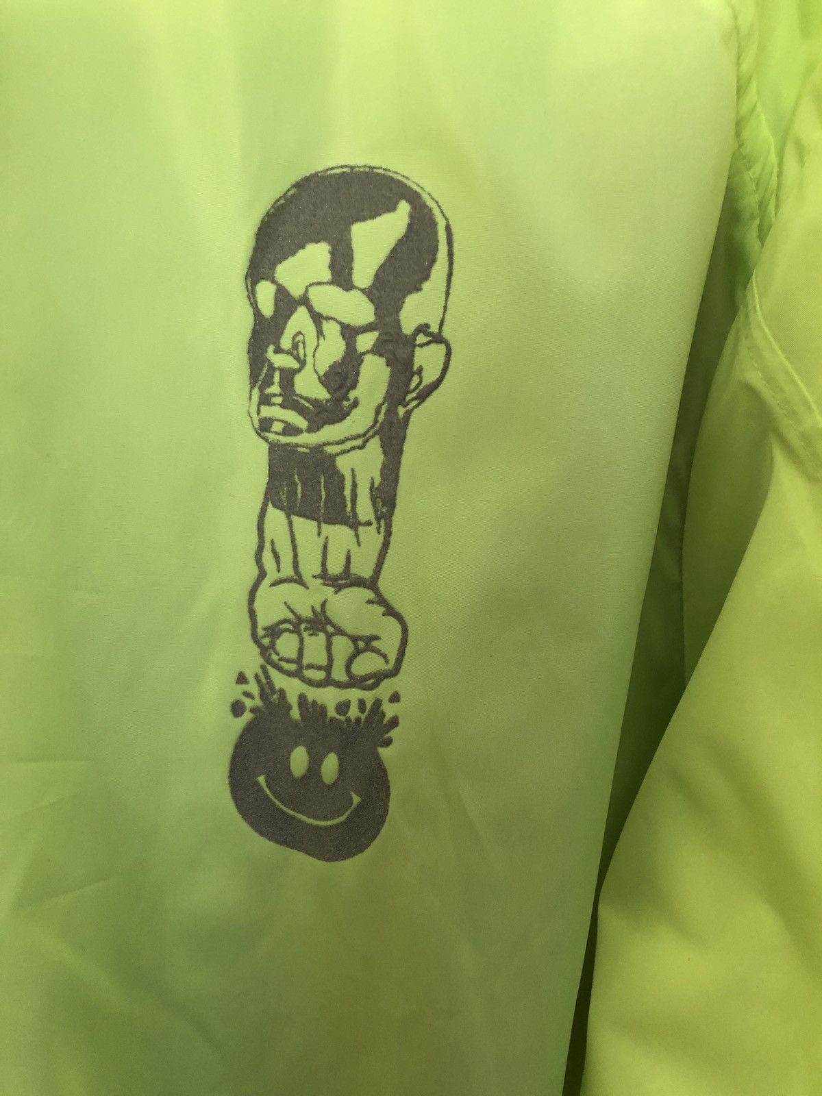 Garbage TV Garbage TV Aussie Fluorescent Yellow Green Pullover Jacket Size US M / EU 48-50 / 2 - 3 Thumbnail