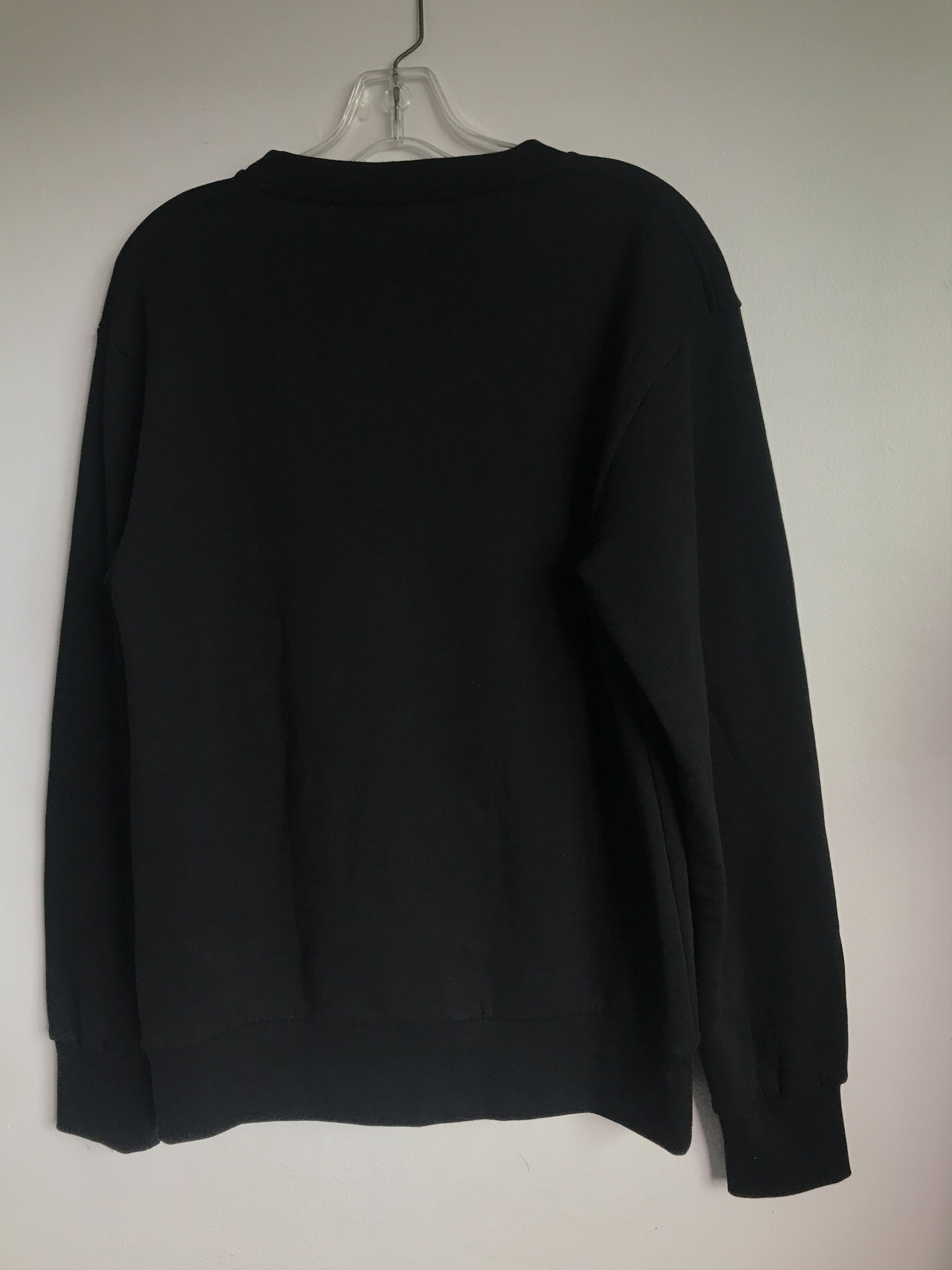 Stella McCartney Stella McCartney Black No Smile No Service Sweatshirt M Size US M / EU 48-50 / 2 - 2 Thumbnail