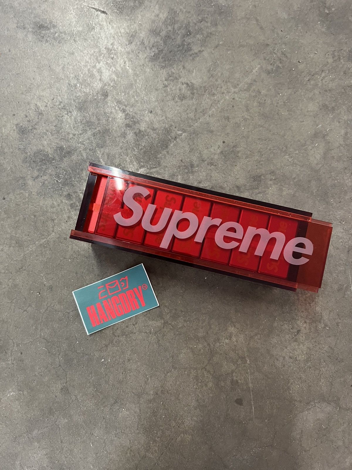 Supreme Supreme Aluminum Domino Set Red *IN HAND* | Grailed