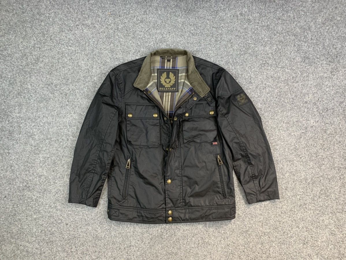 LADIES BELSTAFF GOLD LABEL 85TH ANNIVERSARY WAX MOTORCYCLE MALENOTTI JACKET 18