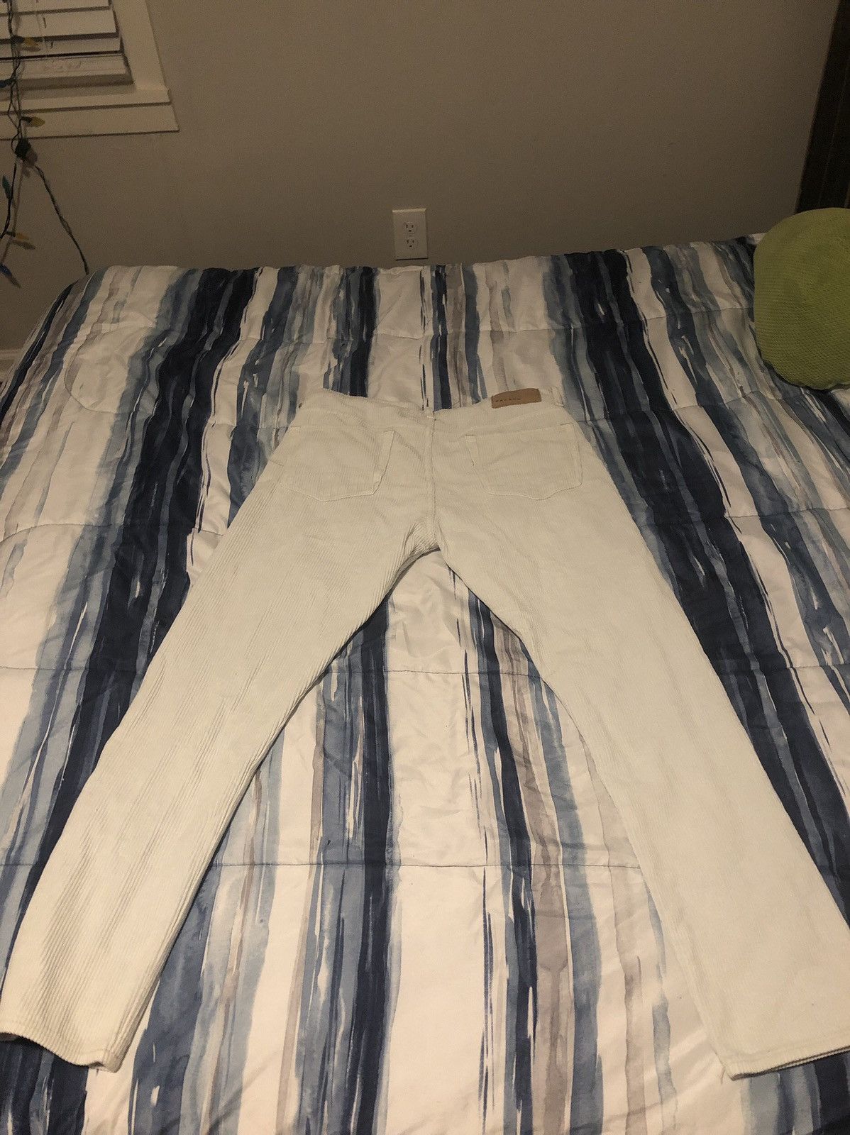 Vintage White Pacsun Corduroy Pants Size 32 Size US 32 / EU 48 - 2 Preview