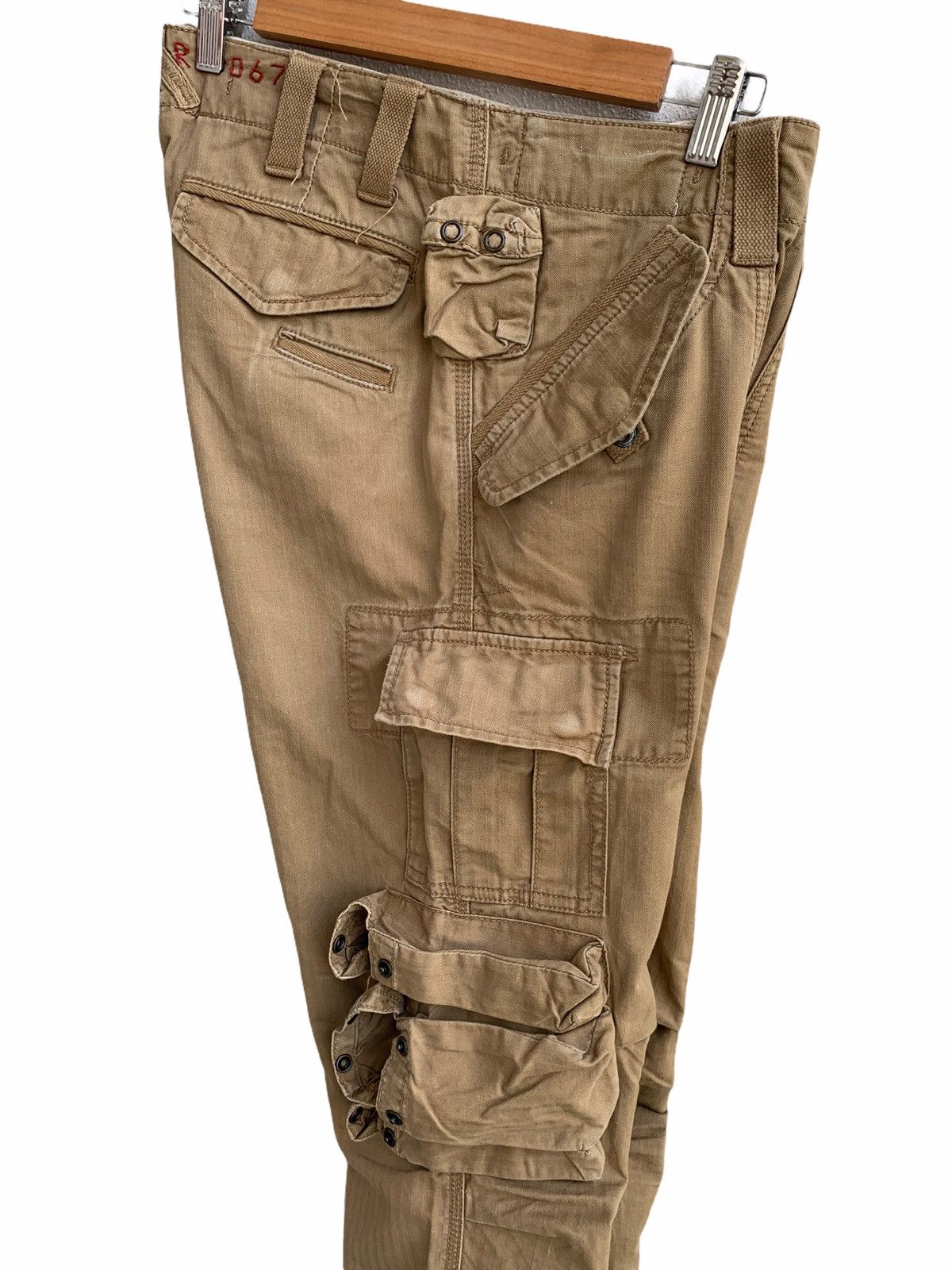Polo Ralph Lauren × Ralph Lauren × U.S. Polo Assn. Vintage Multiple Pocket Cargo trouser army style PRL Size US 32 / EU 48 - 4 Thumbnail