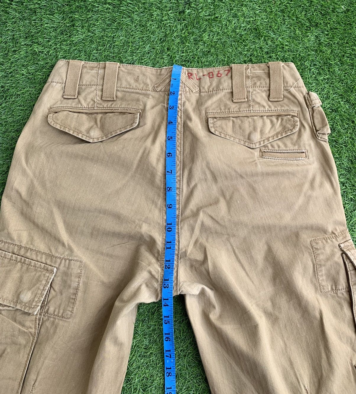 Polo Ralph Lauren × Ralph Lauren × U.S. Polo Assn. Vintage Multiple Pocket Cargo trouser army style PRL Size US 32 / EU 48 - 21 Thumbnail