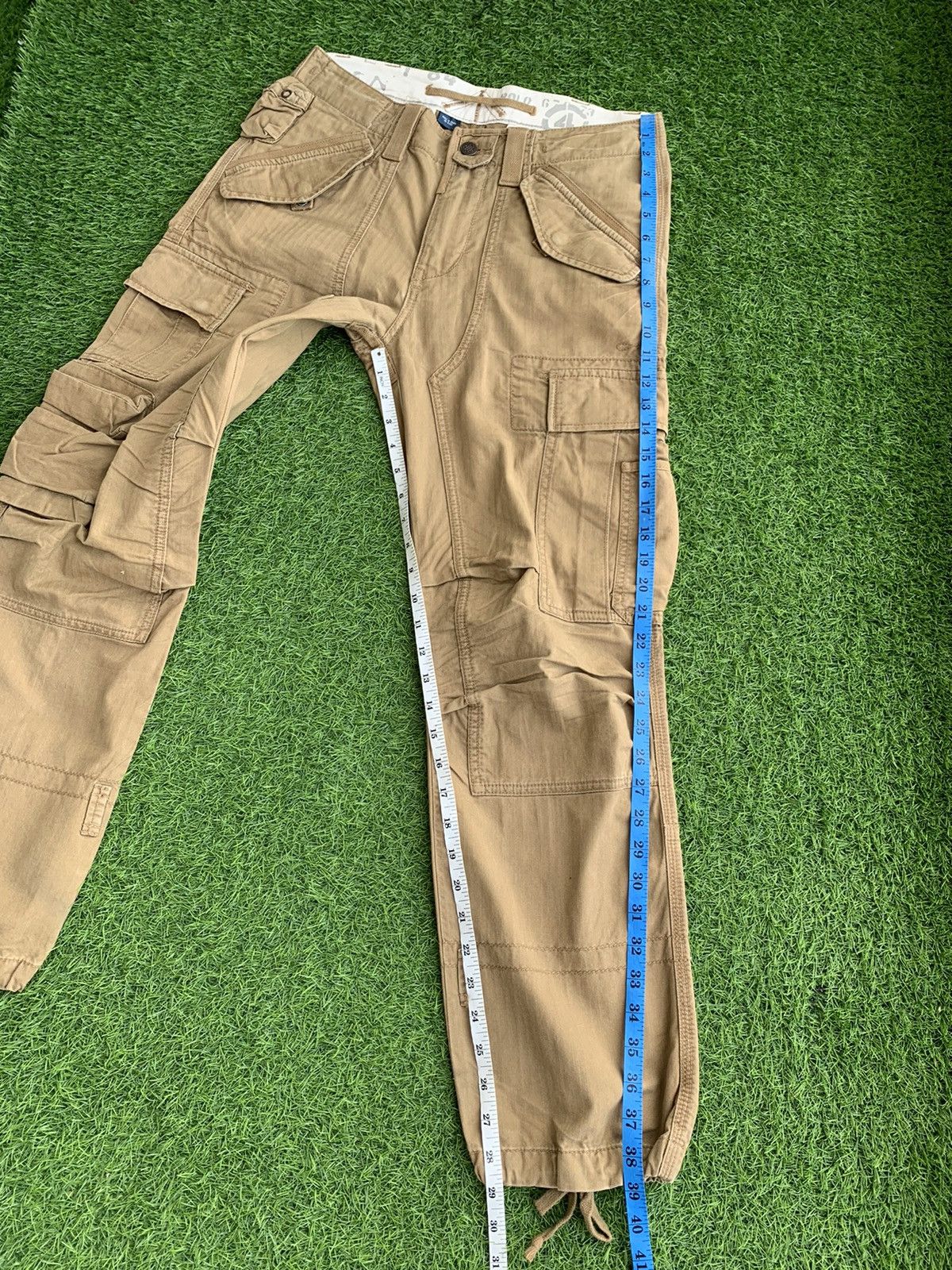 Polo Ralph Lauren × Ralph Lauren × U.S. Polo Assn. Vintage Multiple Pocket Cargo trouser army style PRL Size US 32 / EU 48 - 18 Thumbnail