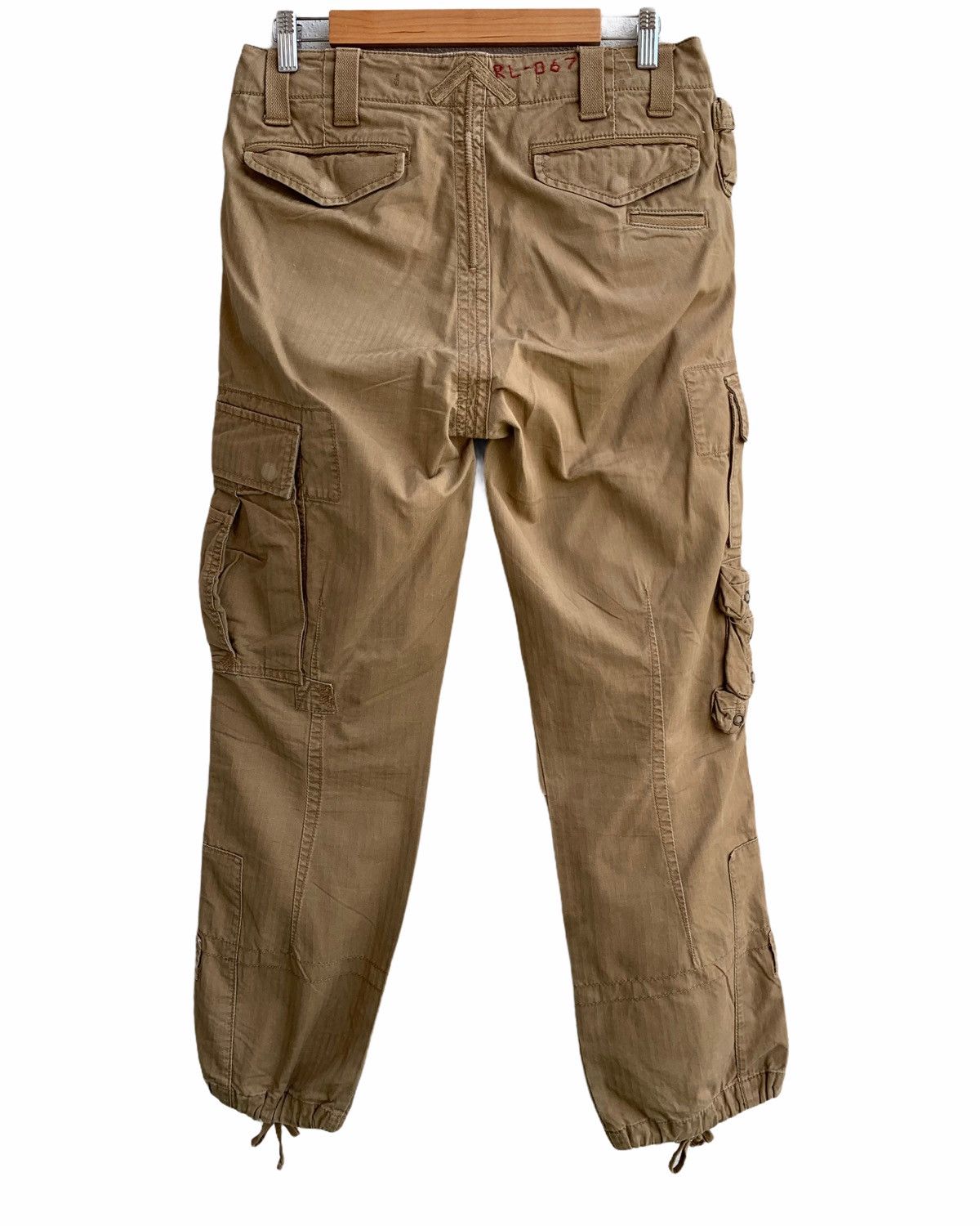 Polo Ralph Lauren × Ralph Lauren × U.S. Polo Assn. Vintage Multiple Pocket Cargo trouser army style PRL Size US 32 / EU 48 - 2 Thumbnail