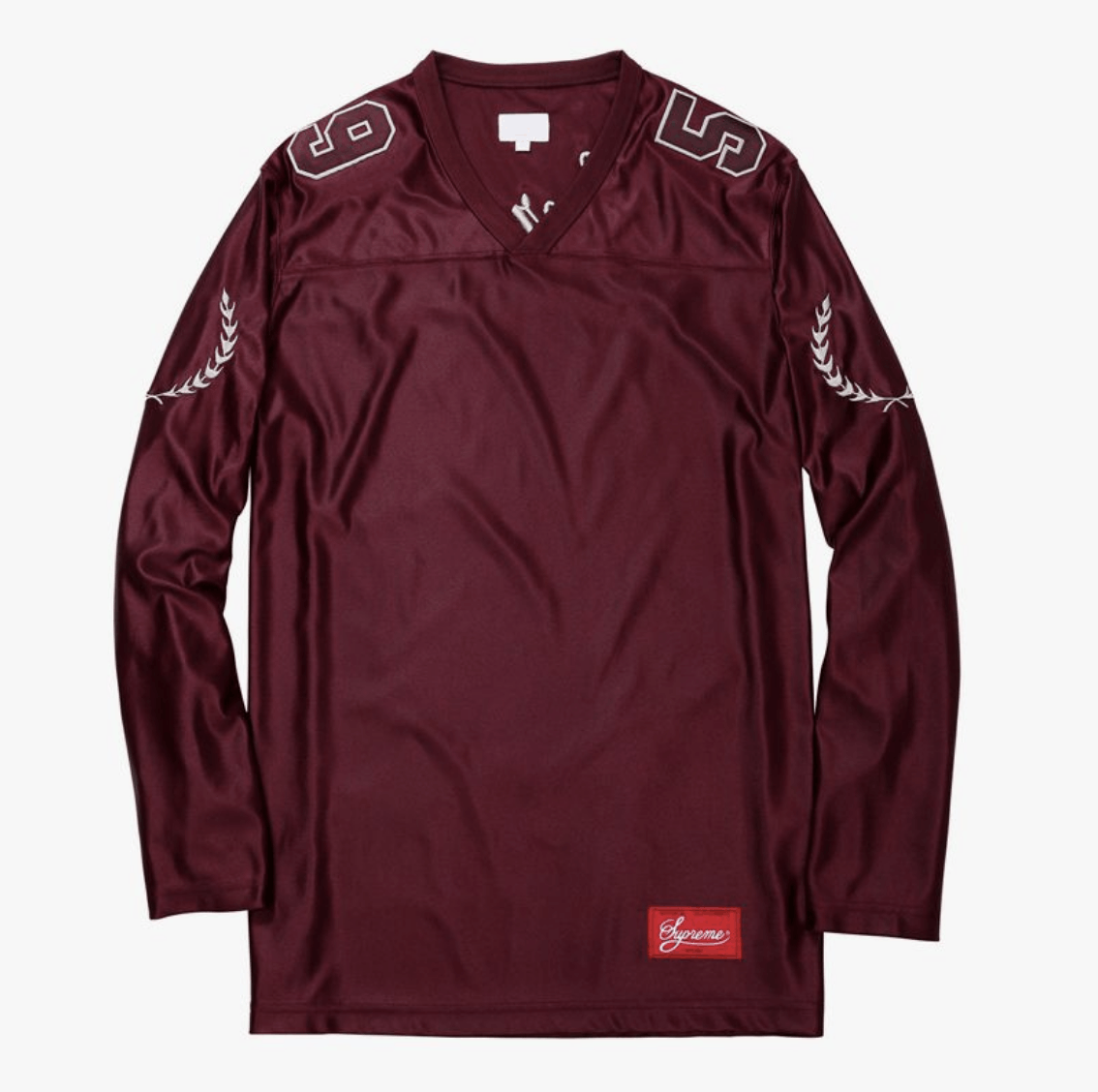 Supreme Supreme El Dorado Football Jersey Top FW14 Burgundy Supreme Supreme El Dorado Football Jersey Top FW14 Burgundy