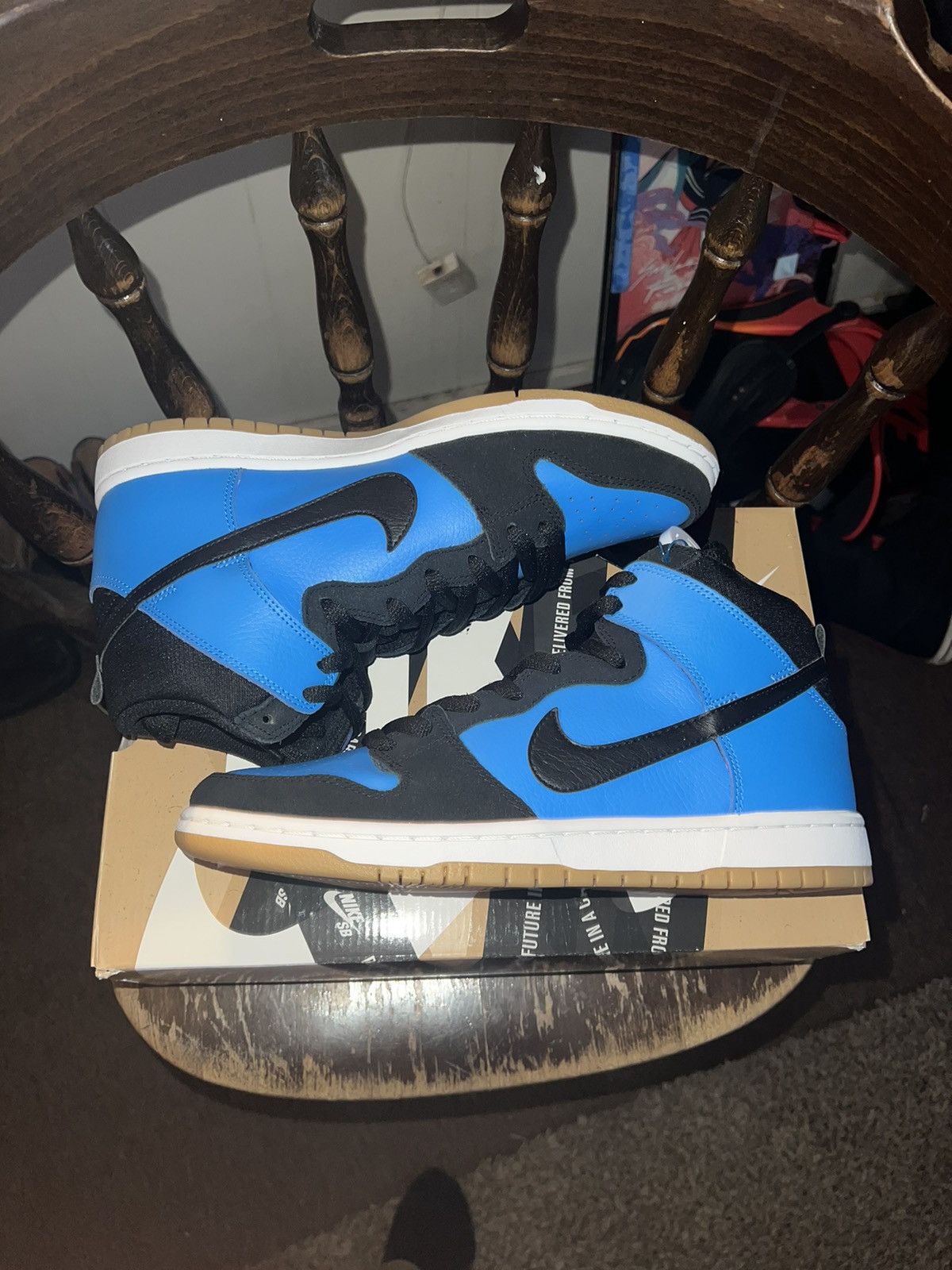 Nike sb dunk high blue hero best sale