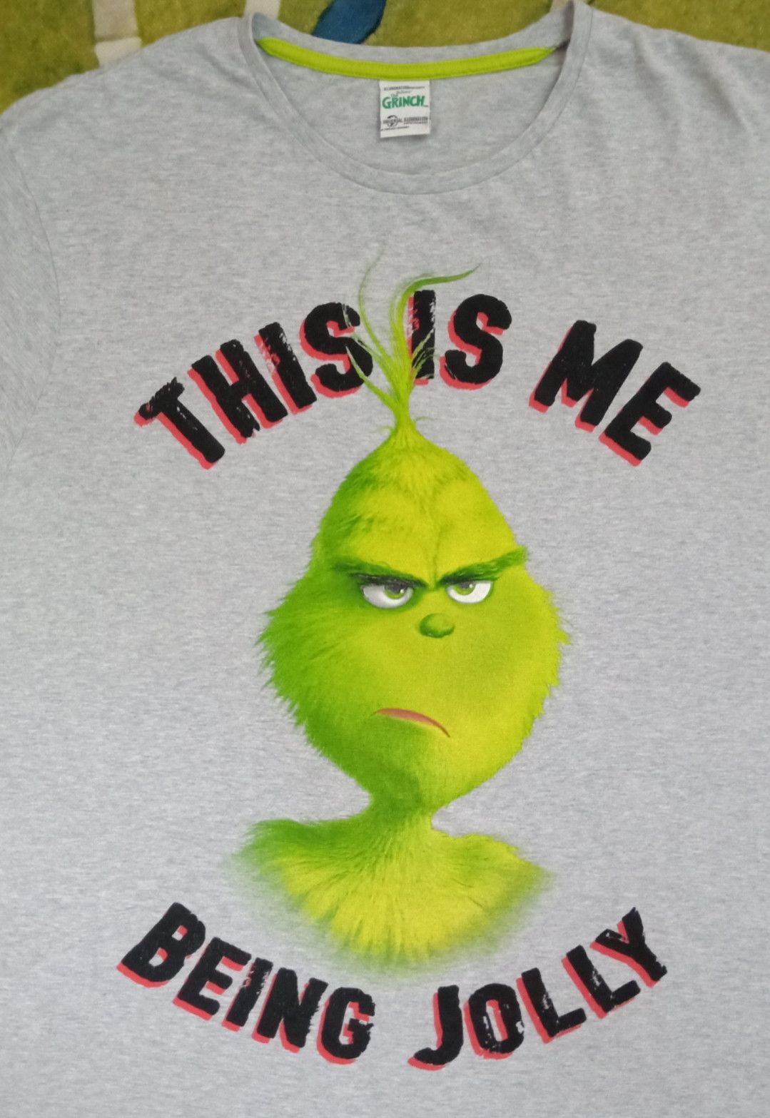 Cartoon Network × Universal Studios The Grinch : This Is Me Being Jolly T-shirt Size US XL / EU 56 / 4 - 3 Thumbnail