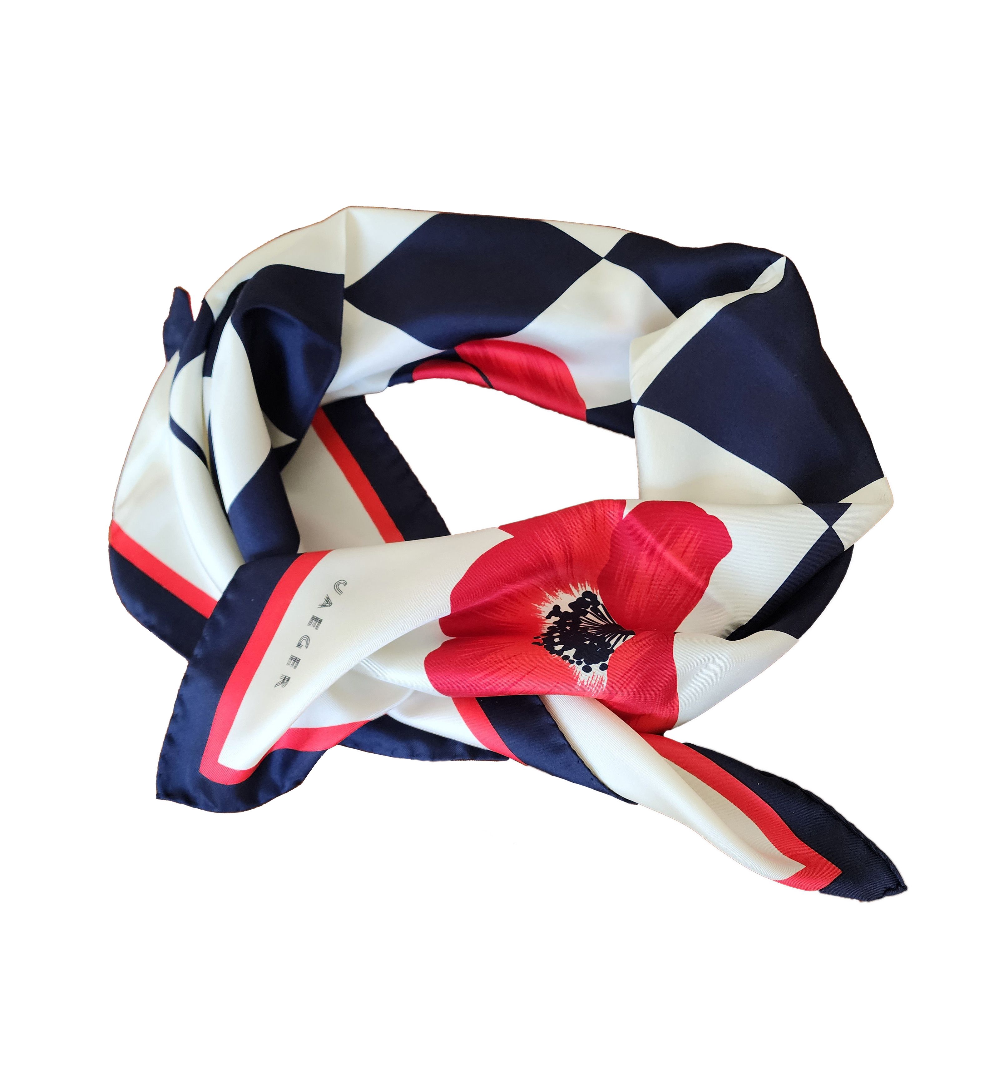 Jaeger Silk Flower Scarf