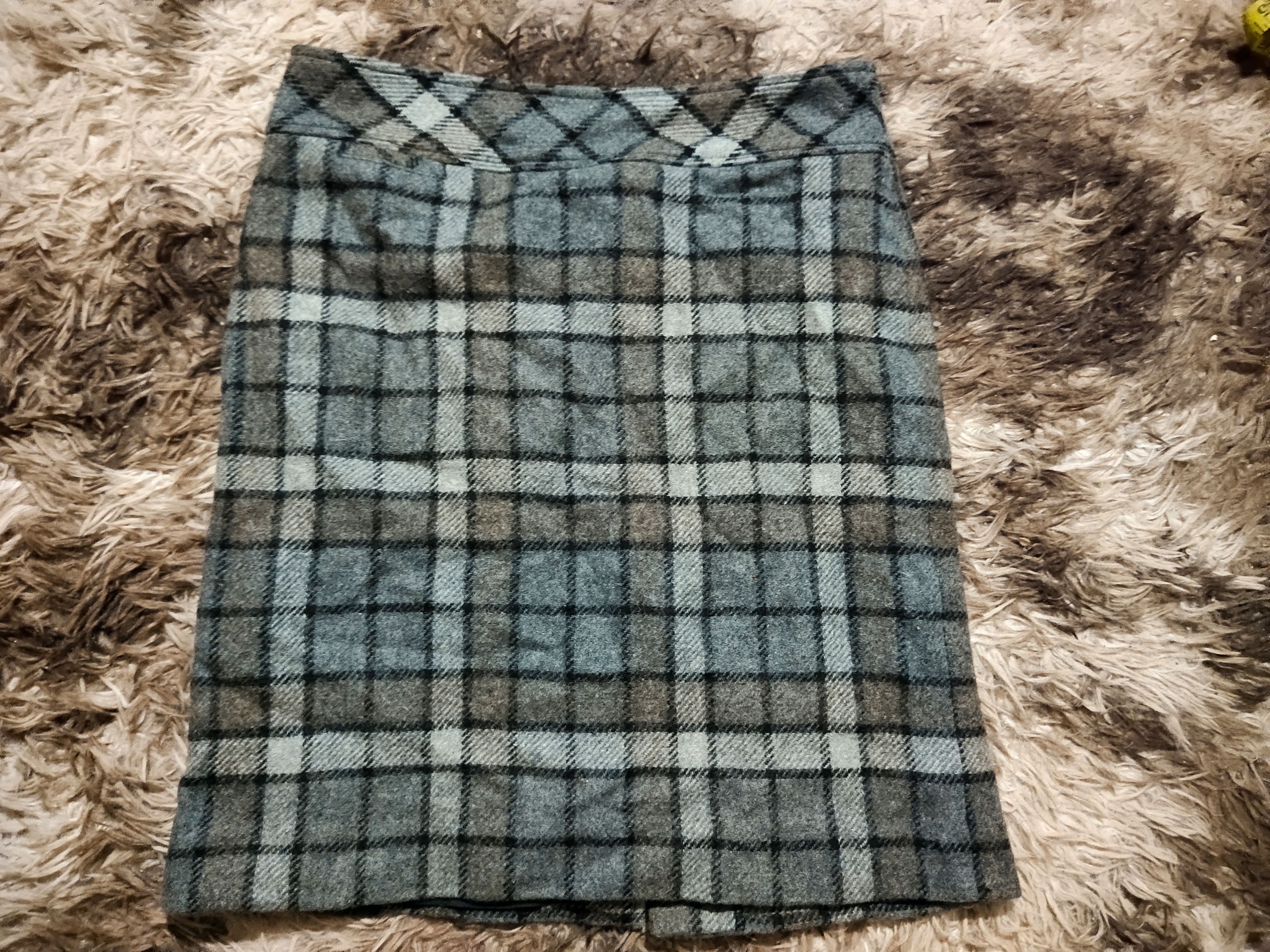 L.L.bean wool midi skirt
