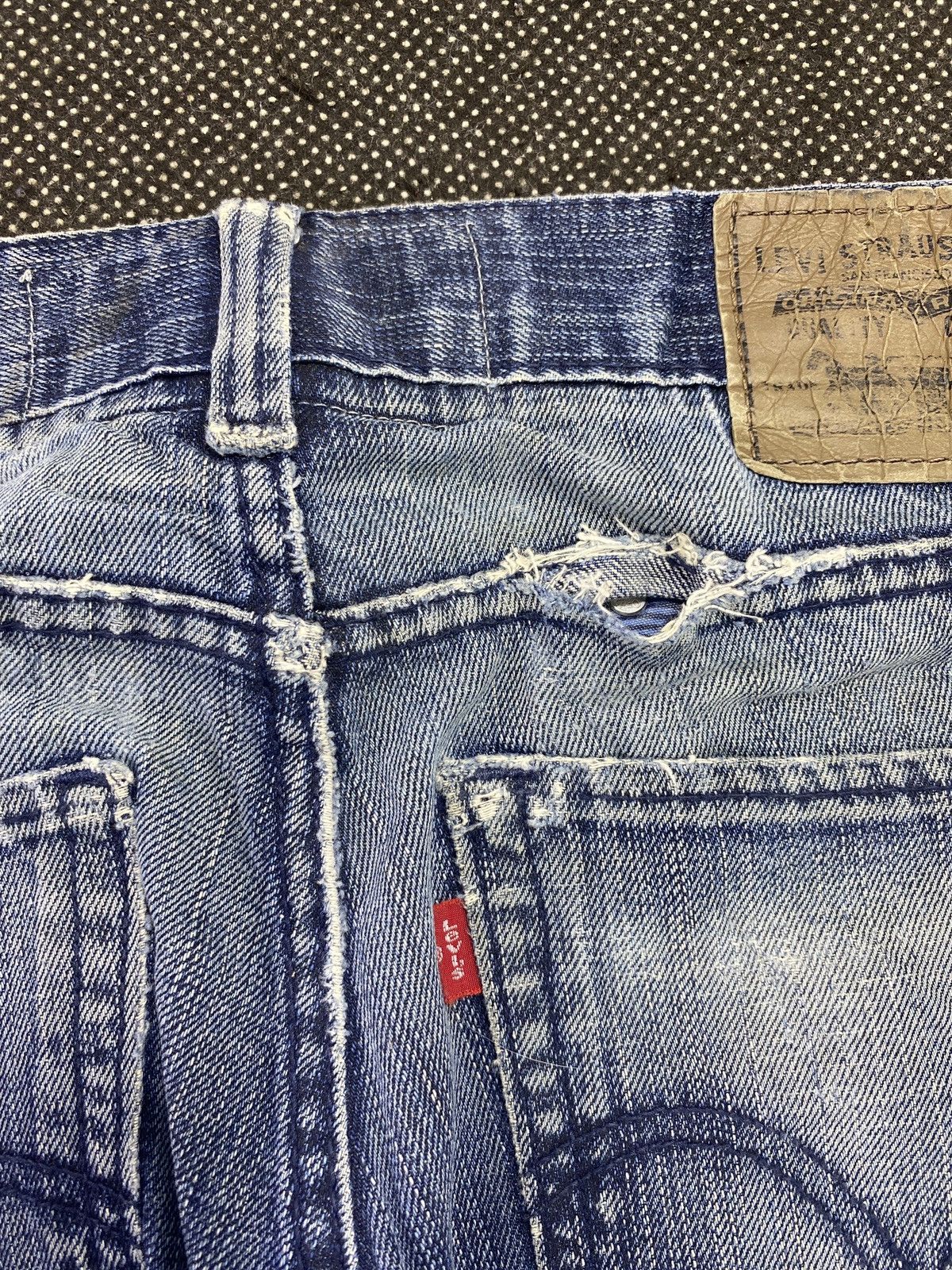 Jean VINTAGE LEVIS 511 BLUE WASH JEANS 31x32 -J483 Size US 31 - 13 Thumbnail