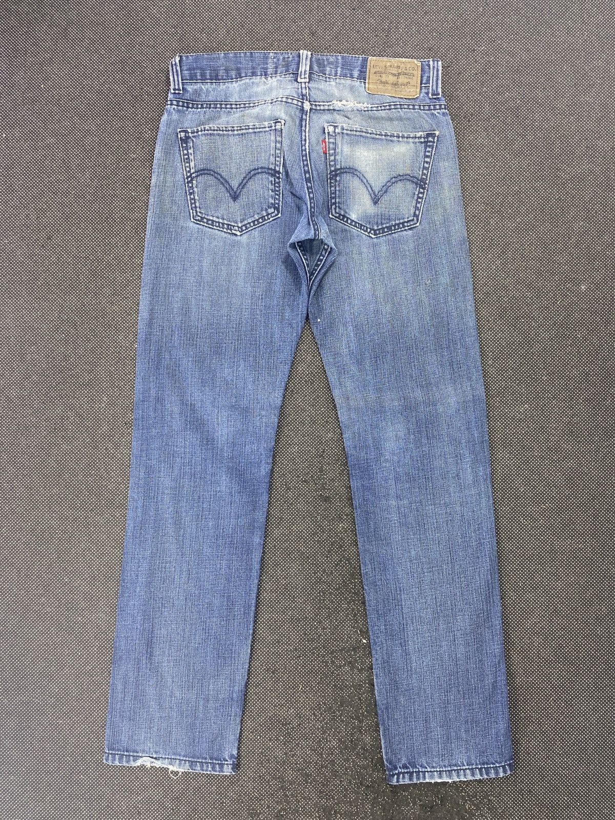 Jean VINTAGE LEVIS 511 BLUE WASH JEANS 31x32 -J483 Size US 31 - 3 Thumbnail