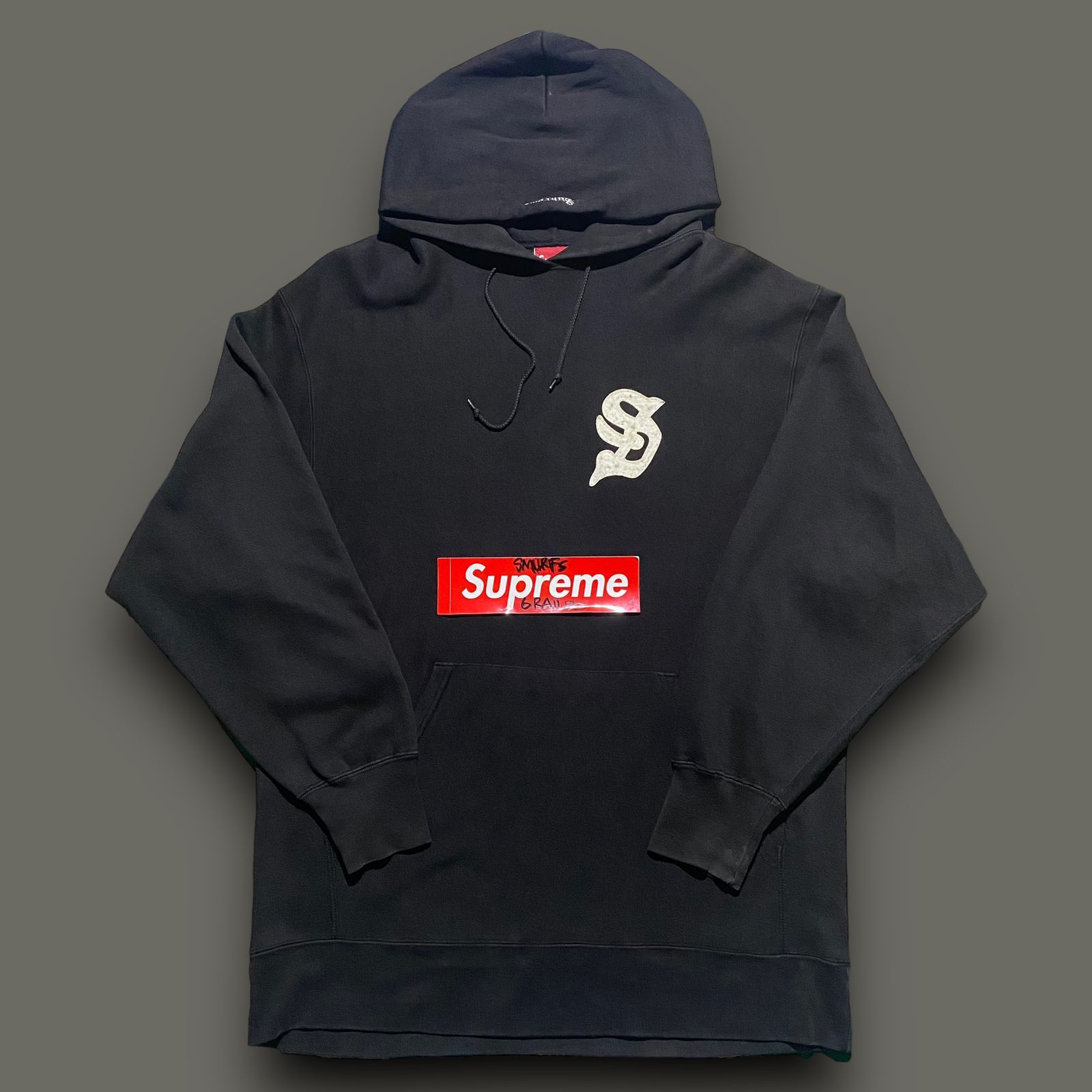 海外最新 × Supreme × Streetwear Vintage Logo S Gothic Supreme 1996 トップス
