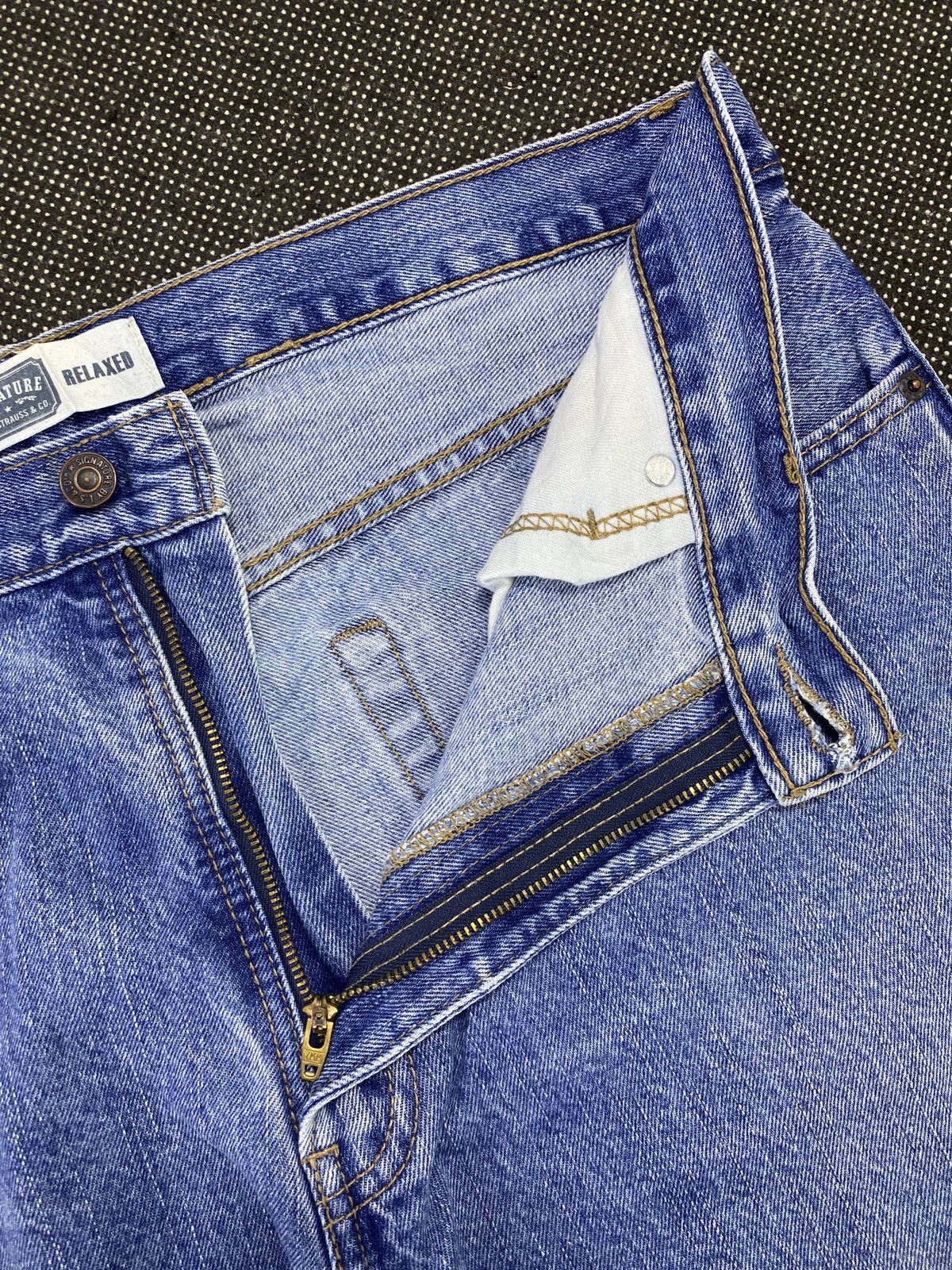 Jean VINTAGE LEVIS SIGNATURE BLUE WASH JEANS-J485 Size US 36 / EU 52 - 5 Thumbnail