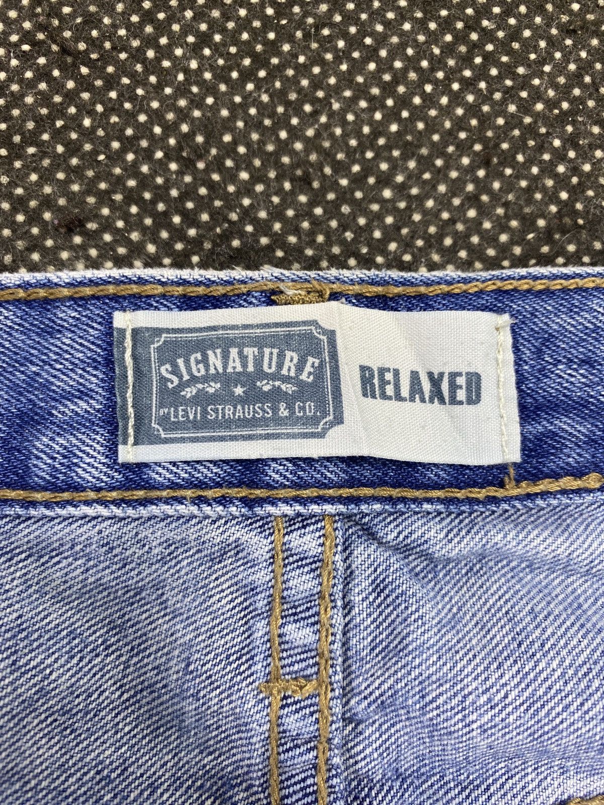 Jean VINTAGE LEVIS SIGNATURE BLUE WASH JEANS-J485 Size US 36 / EU 52 - 9 Thumbnail