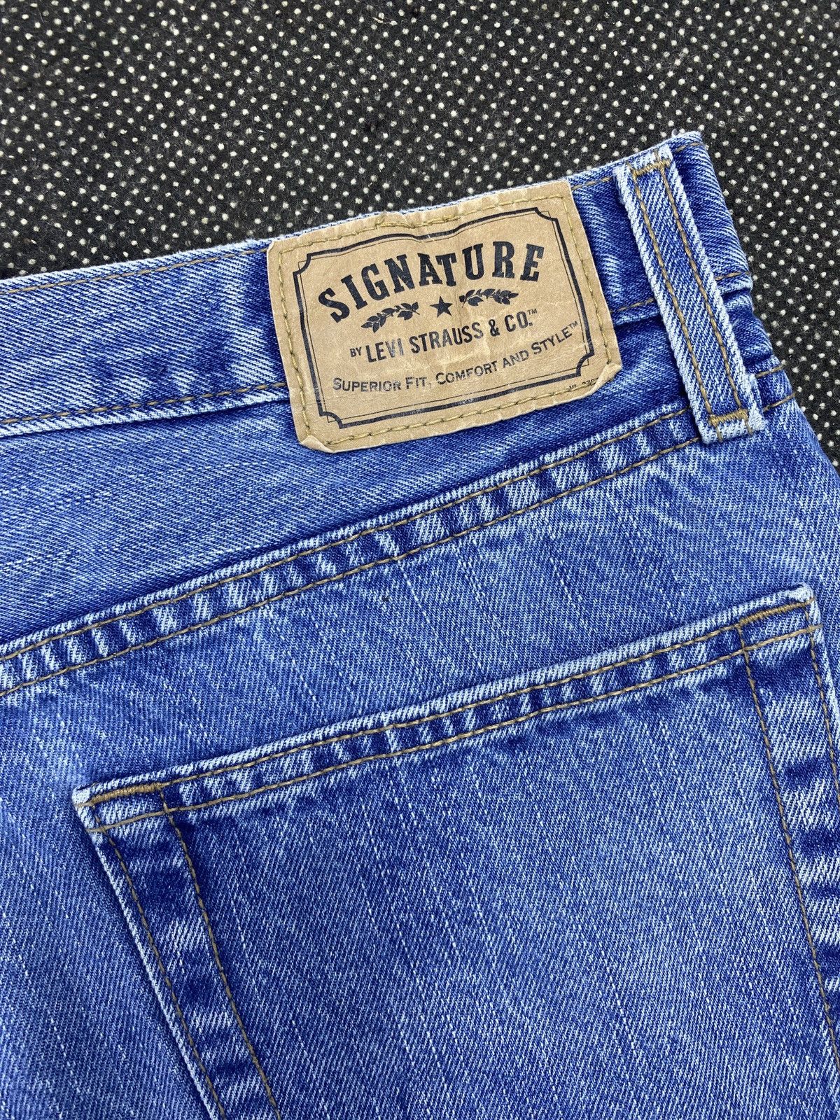 Jean VINTAGE LEVIS SIGNATURE BLUE WASH JEANS-J485 Size US 36 / EU 52 - 12 Thumbnail
