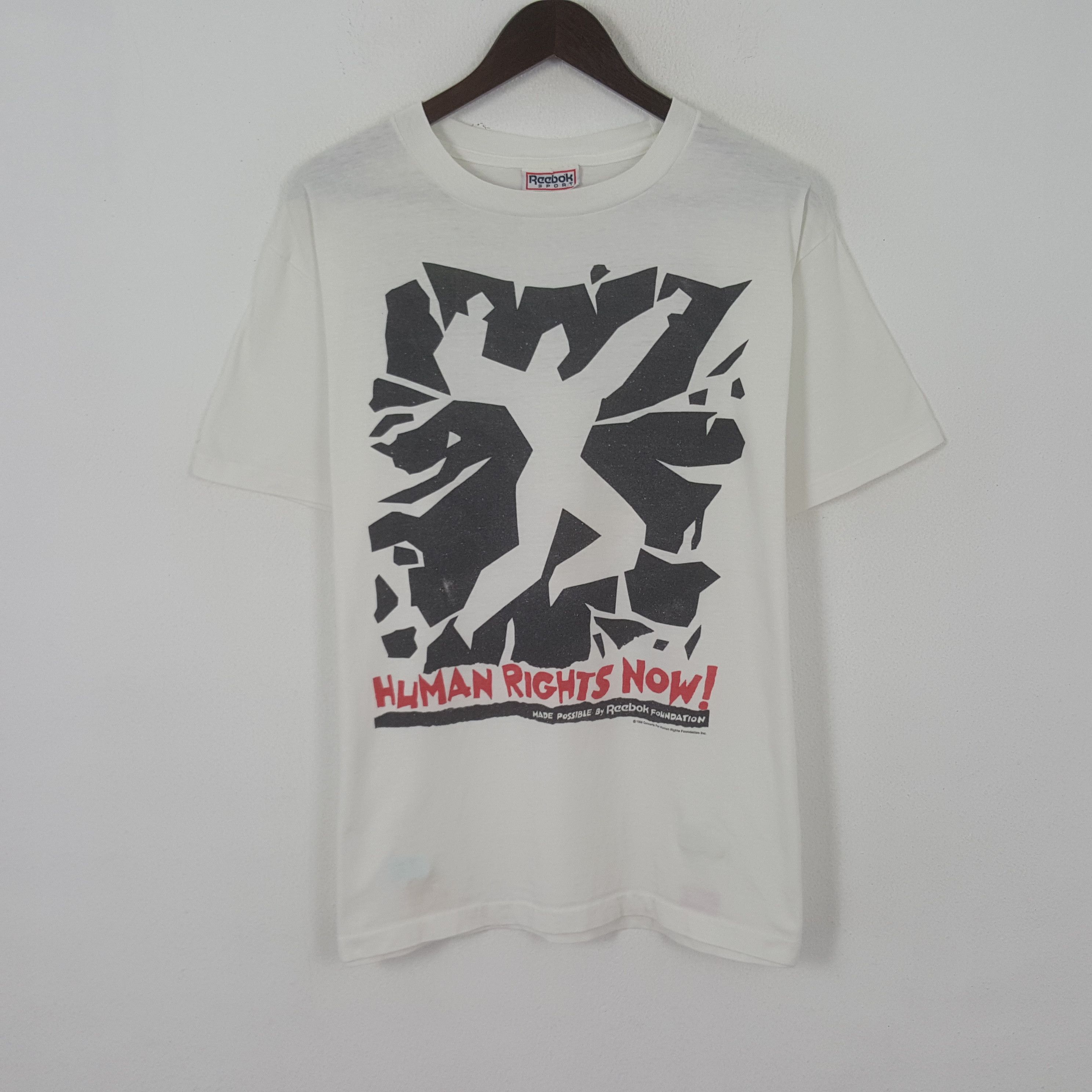 Vintage Human Right Now Band Tour Tshirt