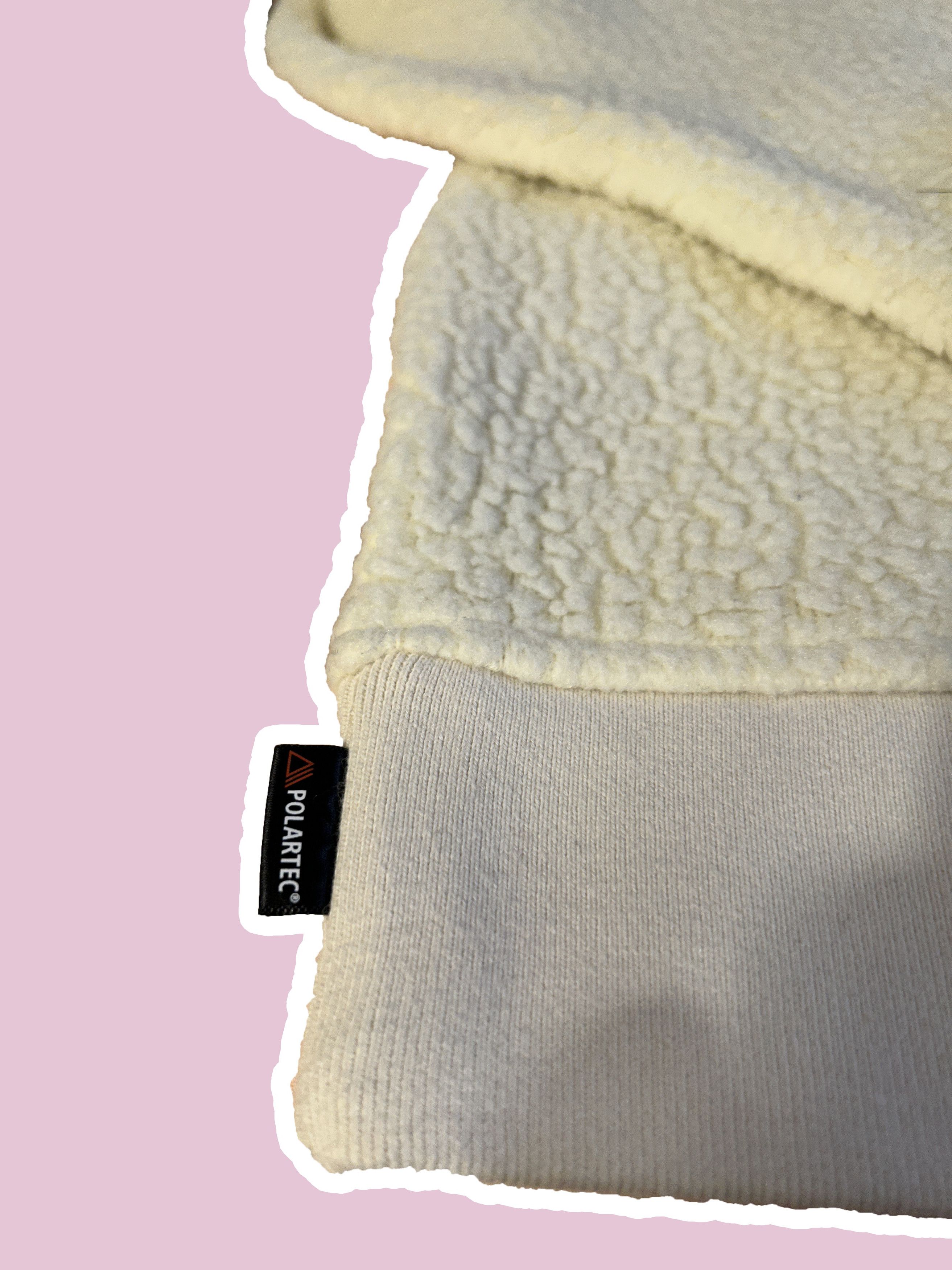 Supreme polartec crewneck deep lined fleece cream pile F/W 17 Size US M / EU 48-50 / 2 - 7 Thumbnail