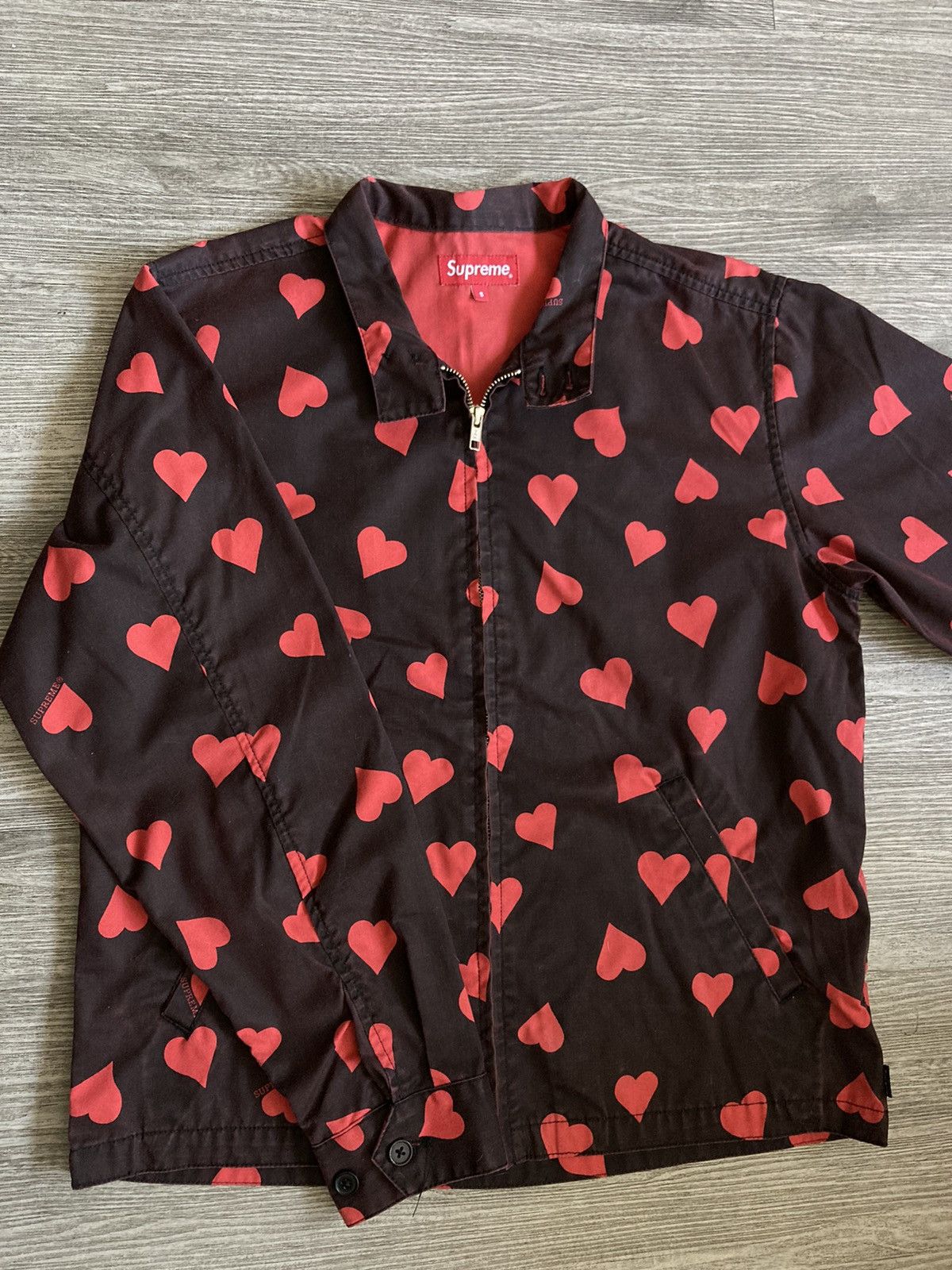 Supreme Hearts Harrington Jacket | Grailed