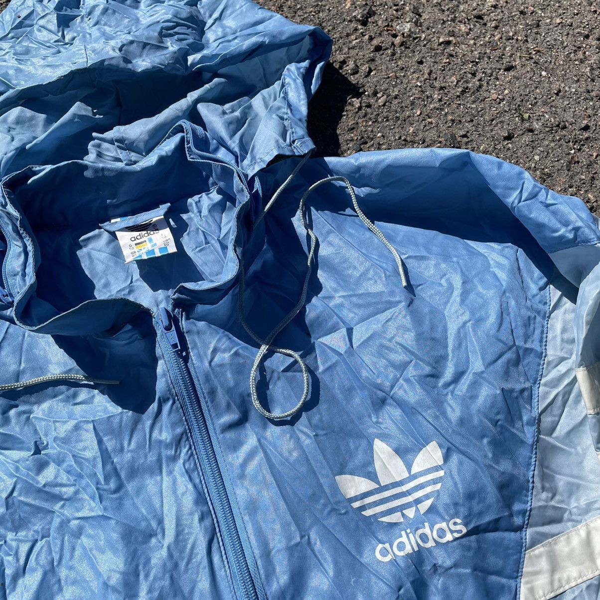 Vintage Vintage 90s Adidas Windbreaker Jacket Striped Streetwear L Size US L / EU 52-54 / 3 - 6 Thumbnail