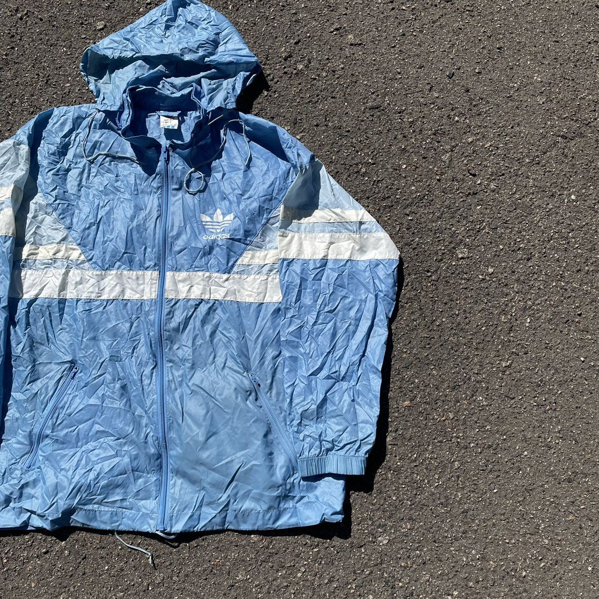 Vintage Vintage 90s Adidas Windbreaker Jacket Striped Streetwear L Size US L / EU 52-54 / 3 - 2 Thumbnail