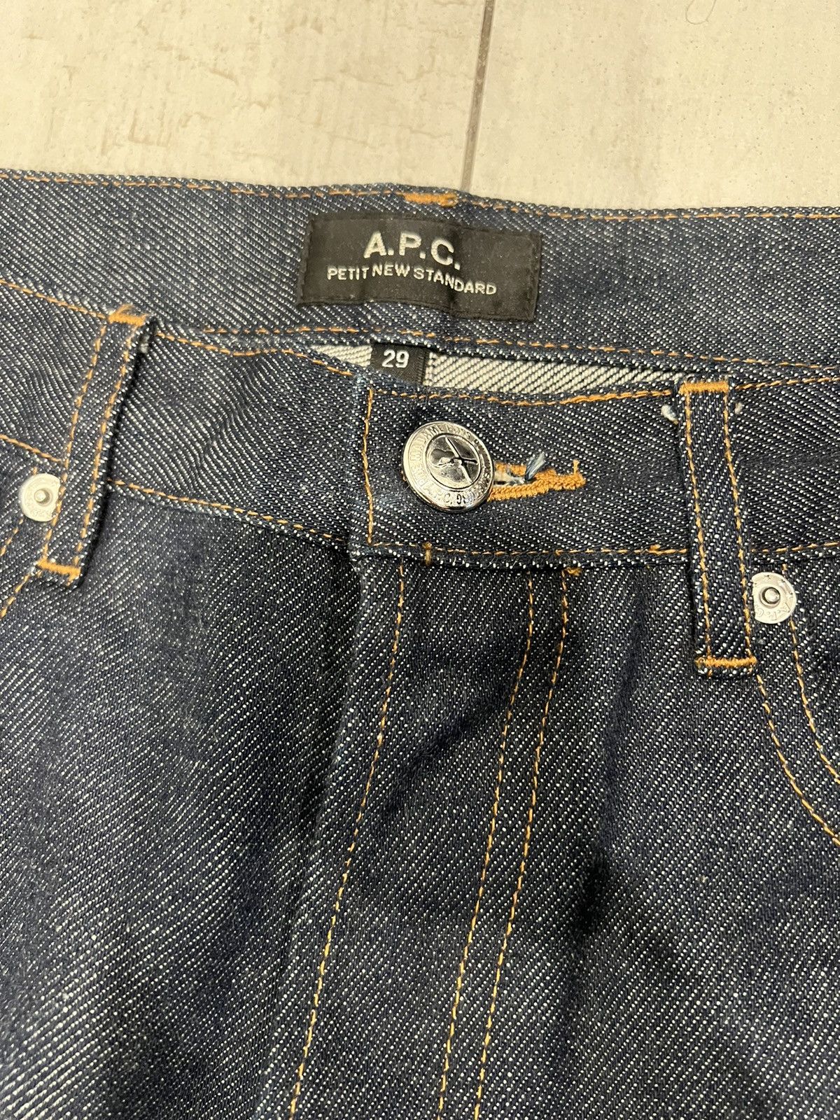 A.P.C. APC Petite New Standard Raw Denim Jeans Size US 29 - 2 Thumbnail