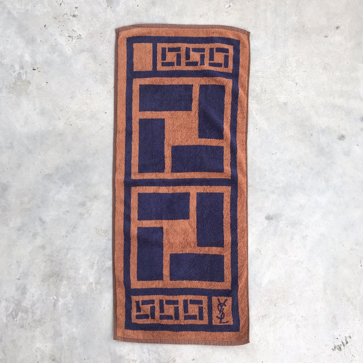 Saint Laurent Paris Yves Saint Laurent Ripoff Fendi Monogram Face Towel Size ONE SIZE - 4 Thumbnail