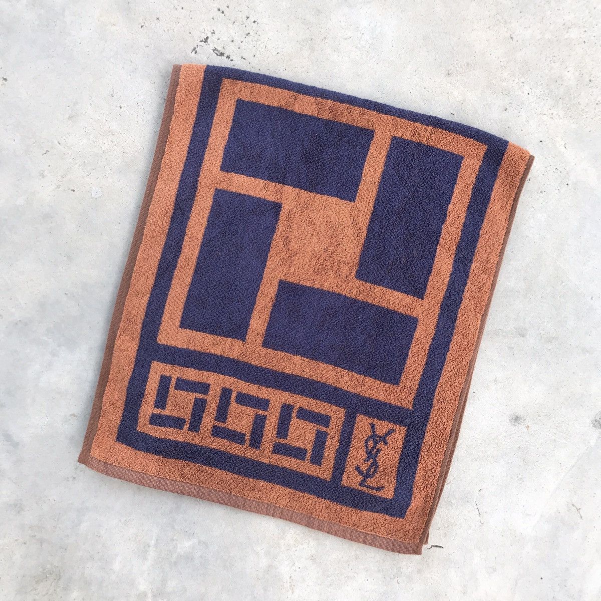 Saint Laurent Paris Yves Saint Laurent Ripoff Fendi Monogram Face Towel Size ONE SIZE - 1 Thumbnail