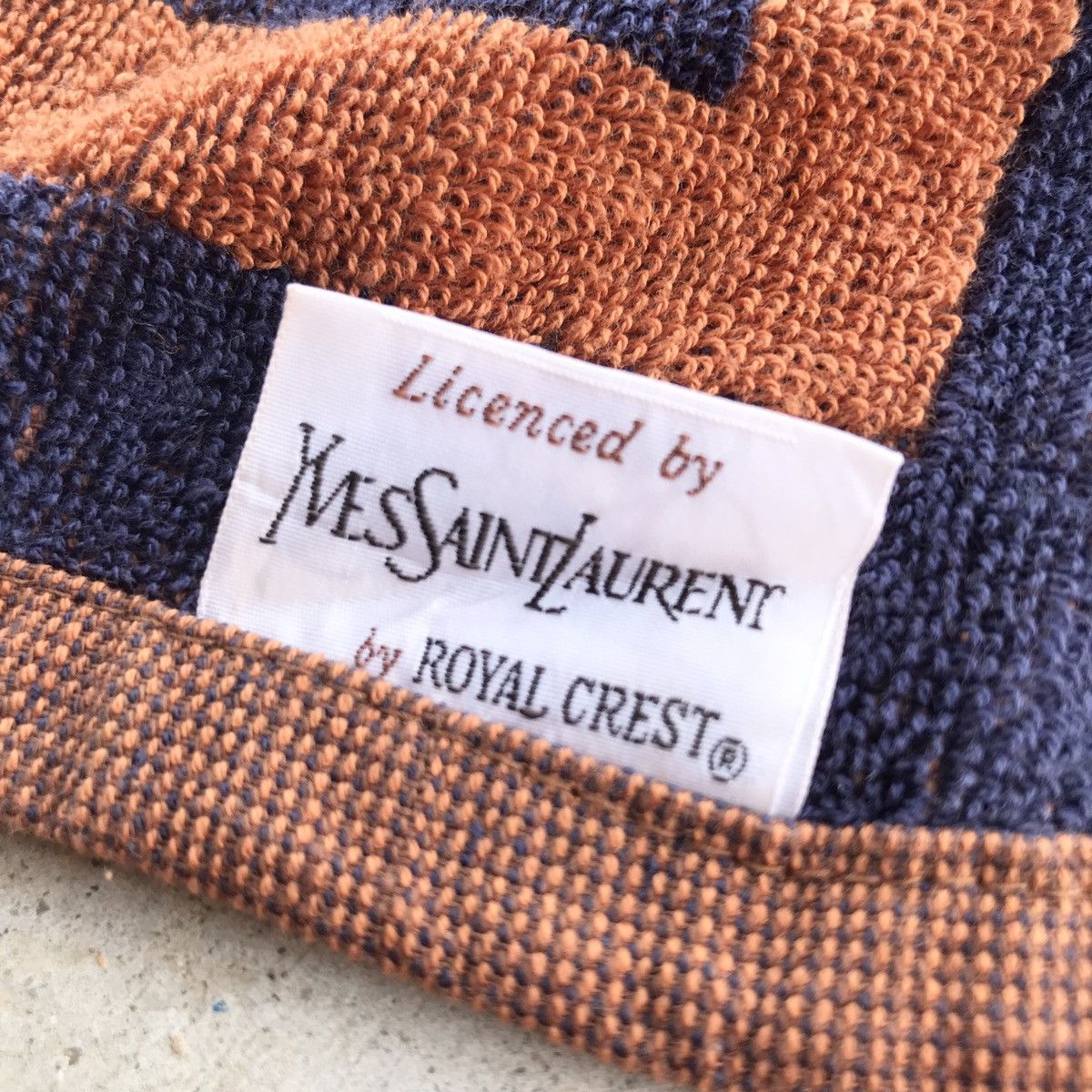 Saint Laurent Paris Yves Saint Laurent Ripoff Fendi Monogram Face Towel Size ONE SIZE - 6 Thumbnail