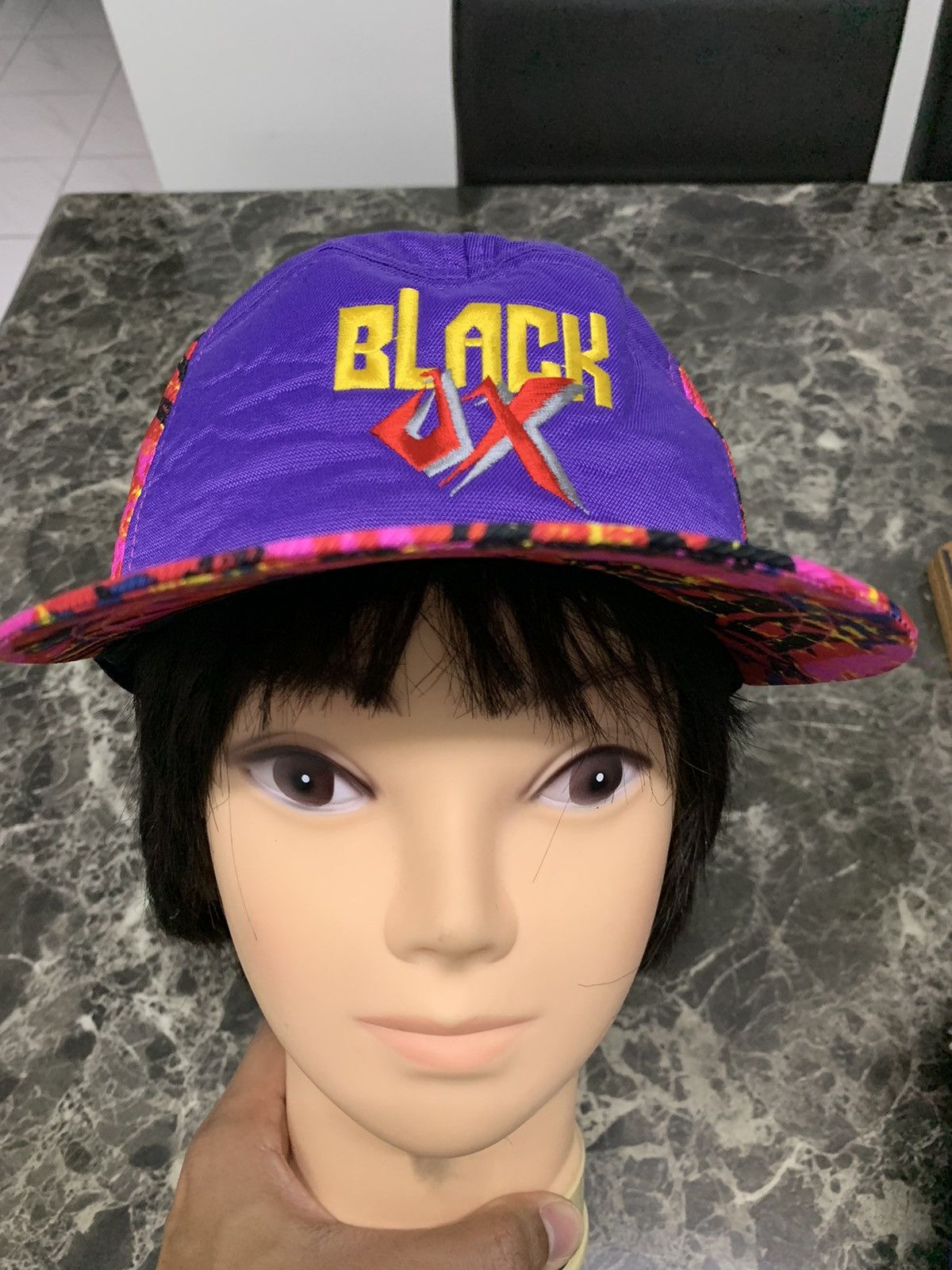Rap Tees Vintage 90s Hip Hop Style Black Ox Cap Hat Size ONE SIZE - 3 Thumbnail