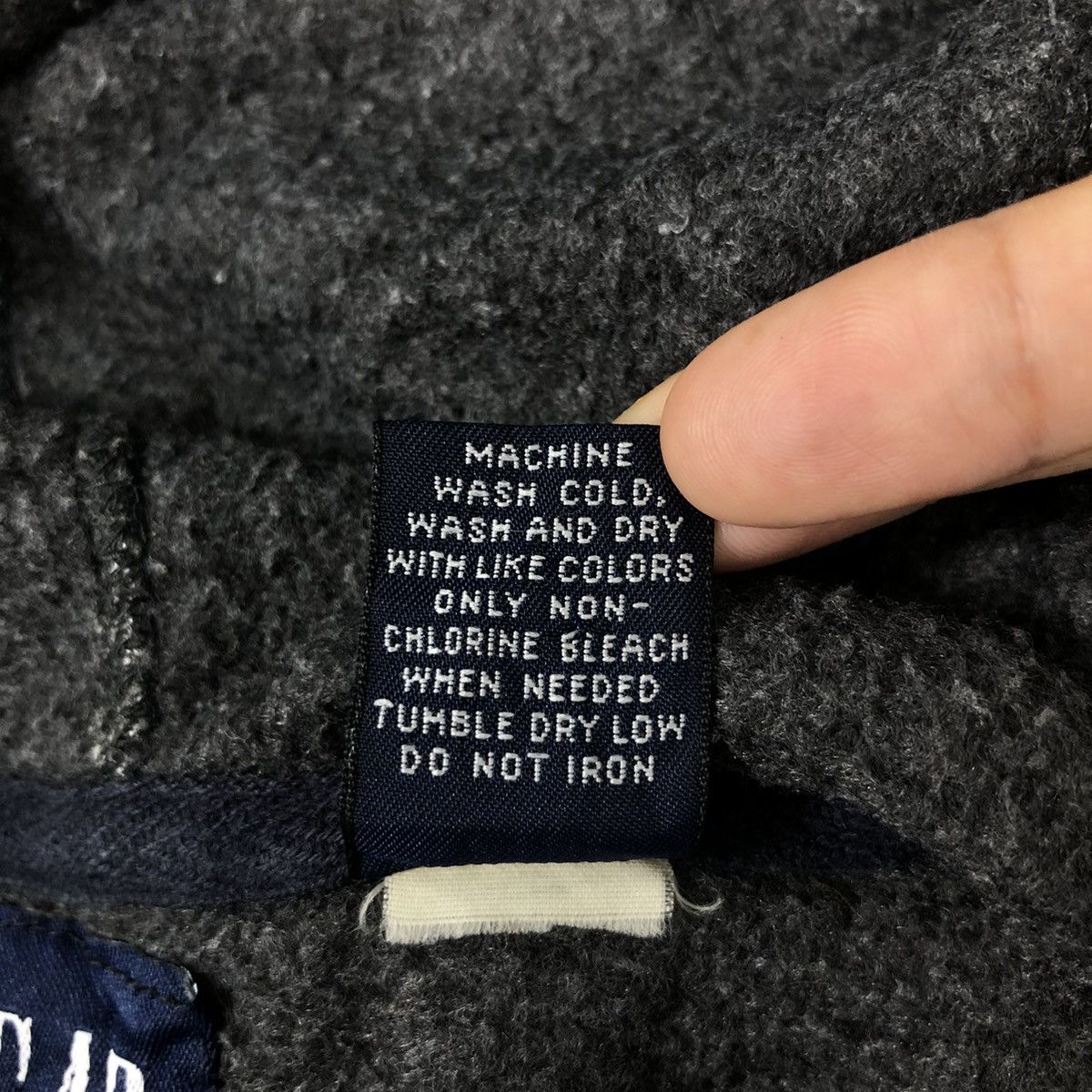 Gap Vintage GAP Fleece Hoodies Big Logo Embroidered Pullover Size US XXL / EU 58 / 5 - 6 Thumbnail