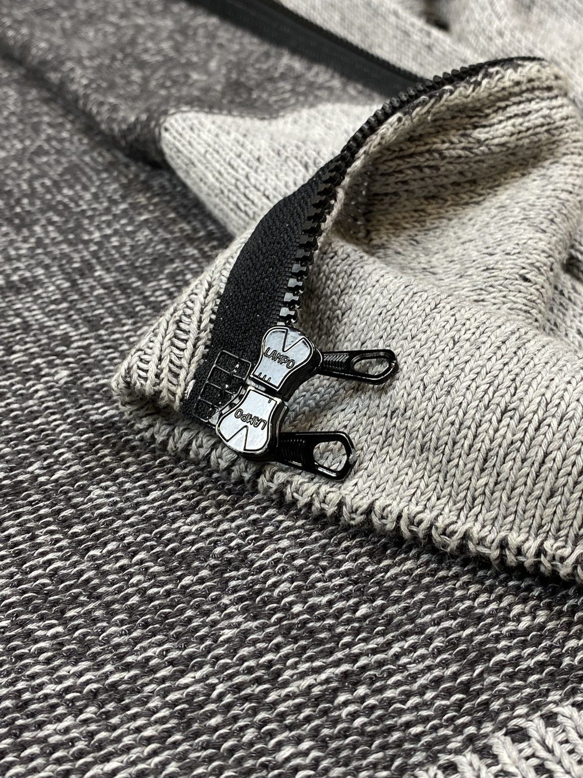 Stone Island Vintage Stone Island full zip logo wool/linen rare sweater Size US L / EU 52-54 / 3 - 17 Thumbnail