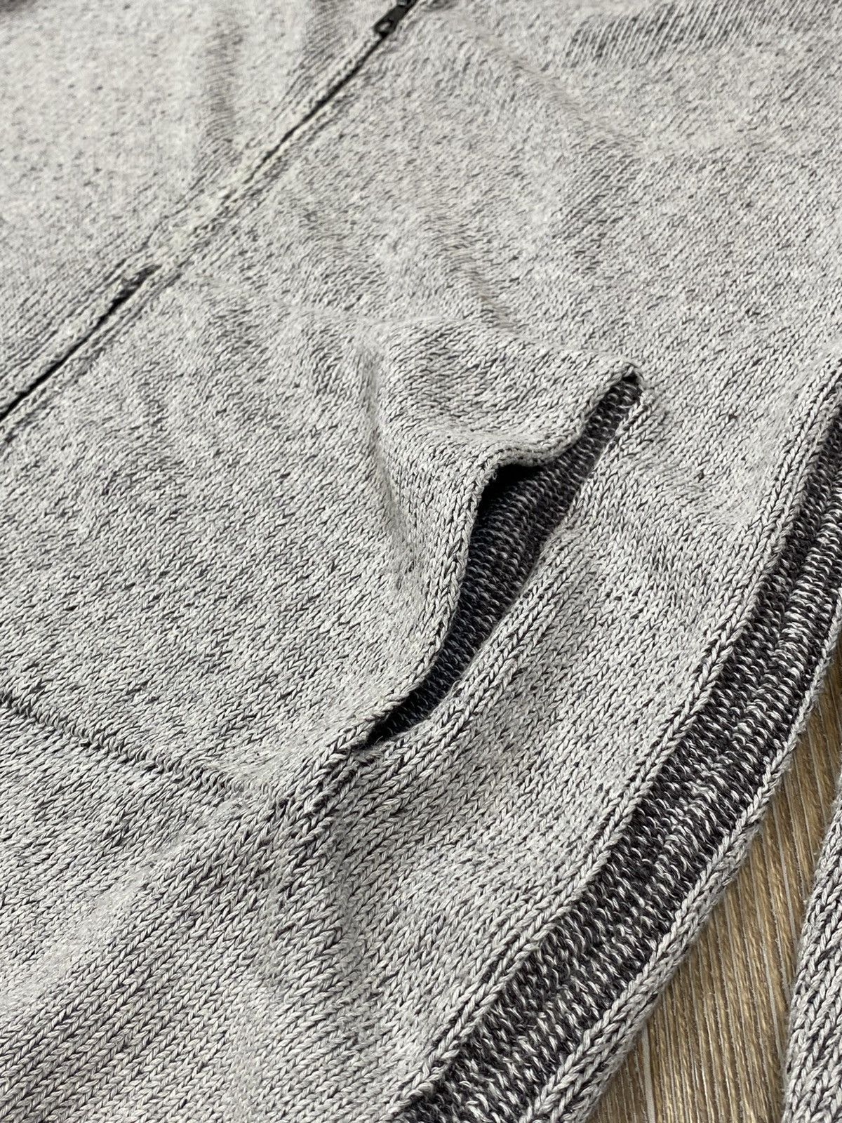 Stone Island Vintage Stone Island full zip logo wool/linen rare sweater Size US L / EU 52-54 / 3 - 12 Thumbnail