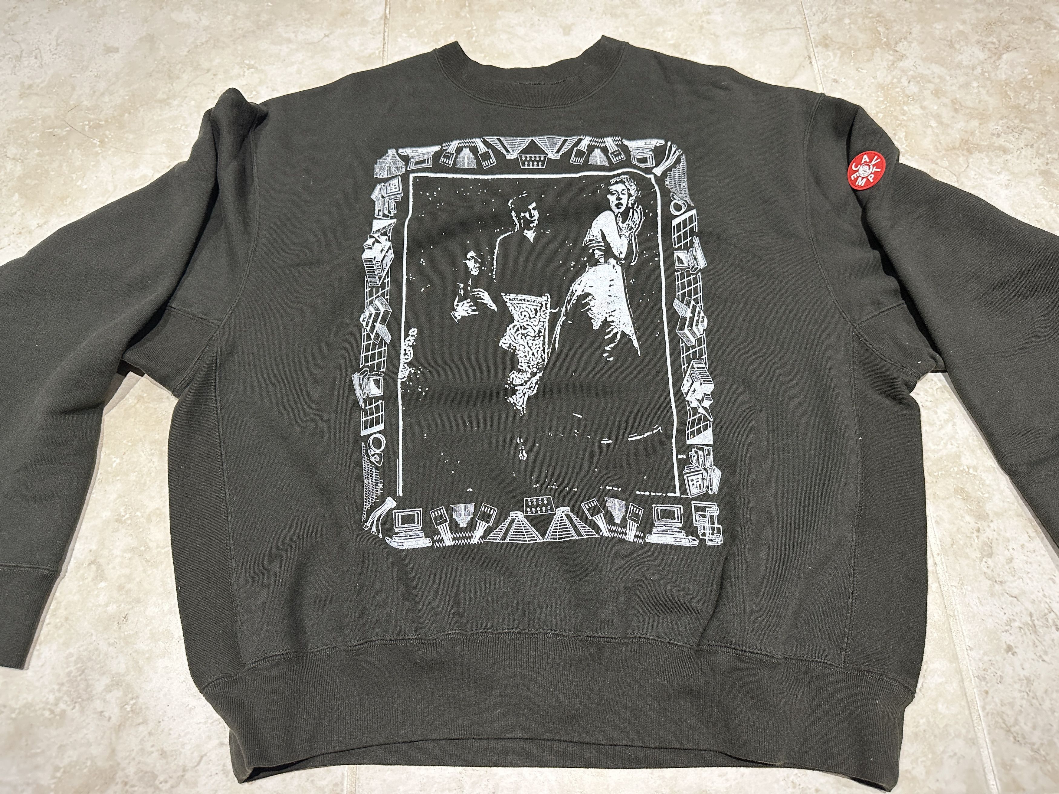 Cav Empt ZIGGURAT FRAME CREW NECK | Grailed