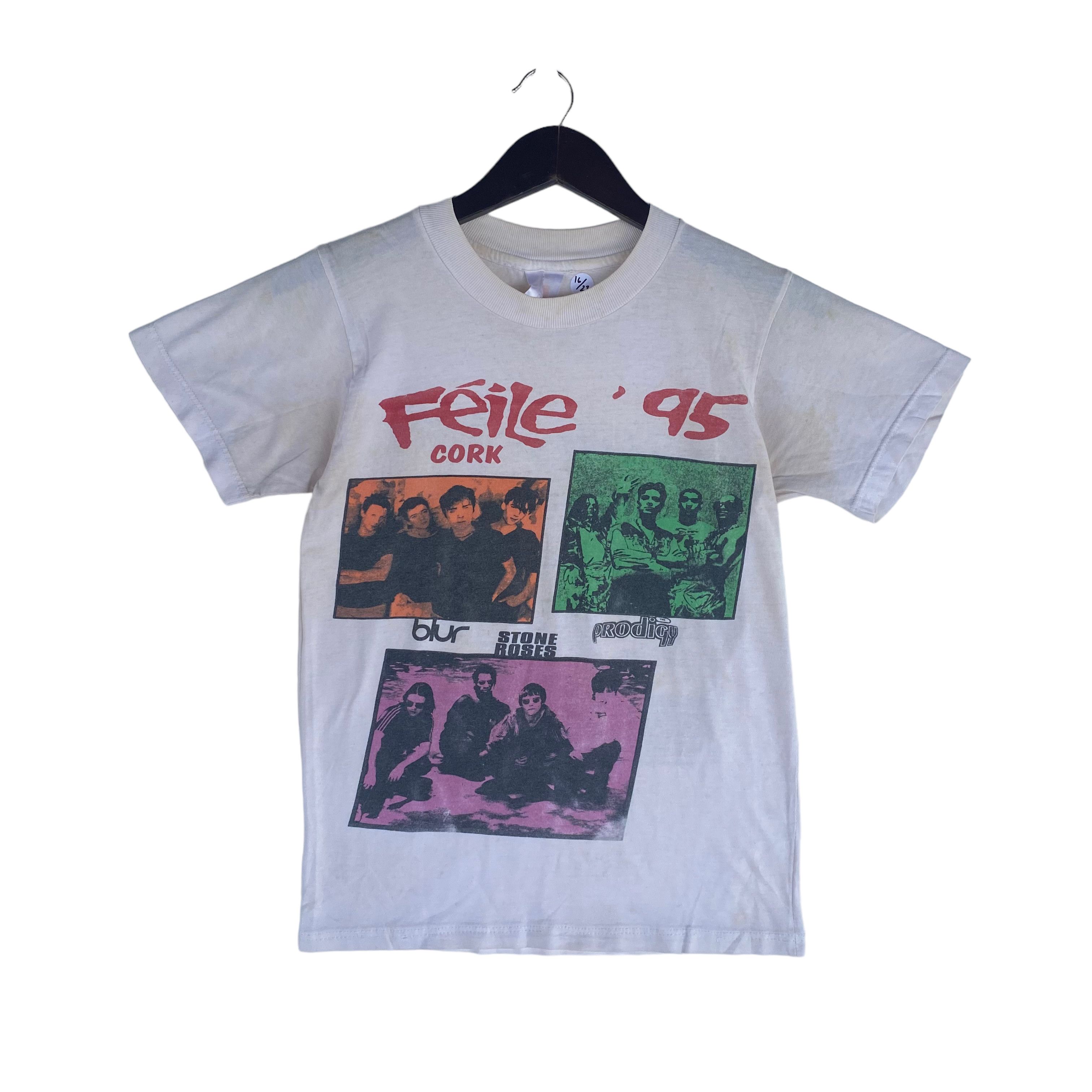 Band Tees VINTAGE FEILE CORK 1995 the prodigy / blur / stone roses tee Size US XS / EU 42 / 0 - 2 Thumbnail